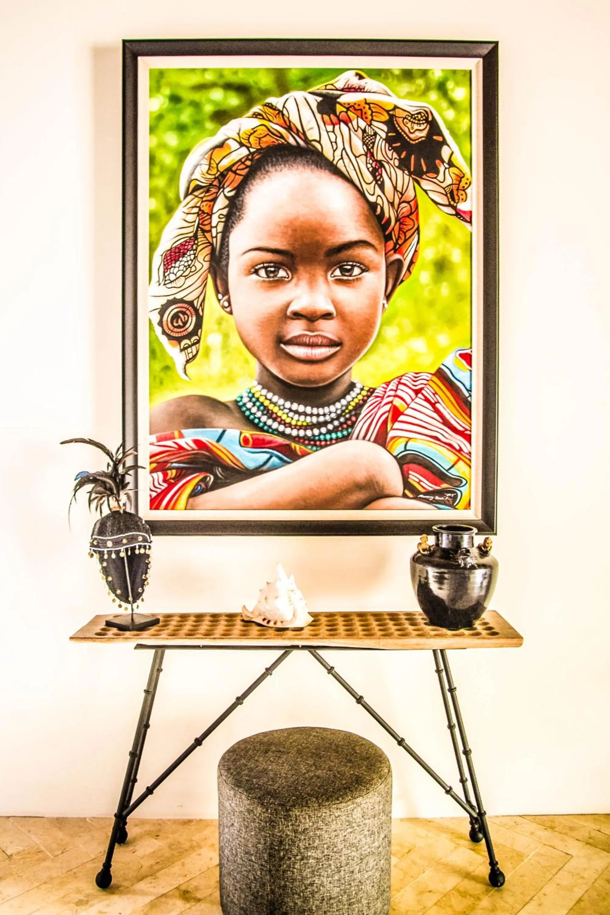 Decorative detail in Villa Pulau Cinta Boutique Suites