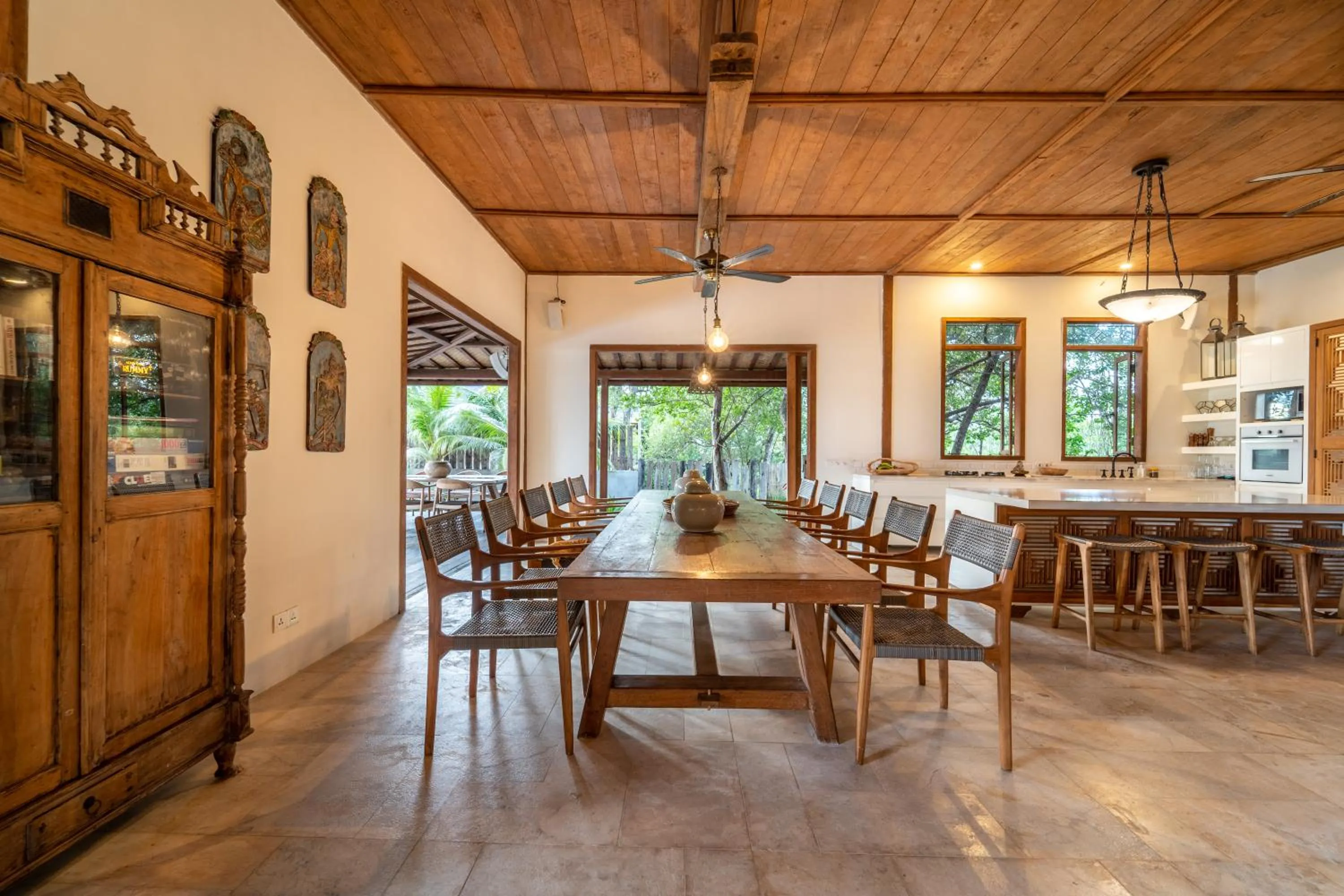 Dining area in Villa Pulau Cinta Boutique Suites