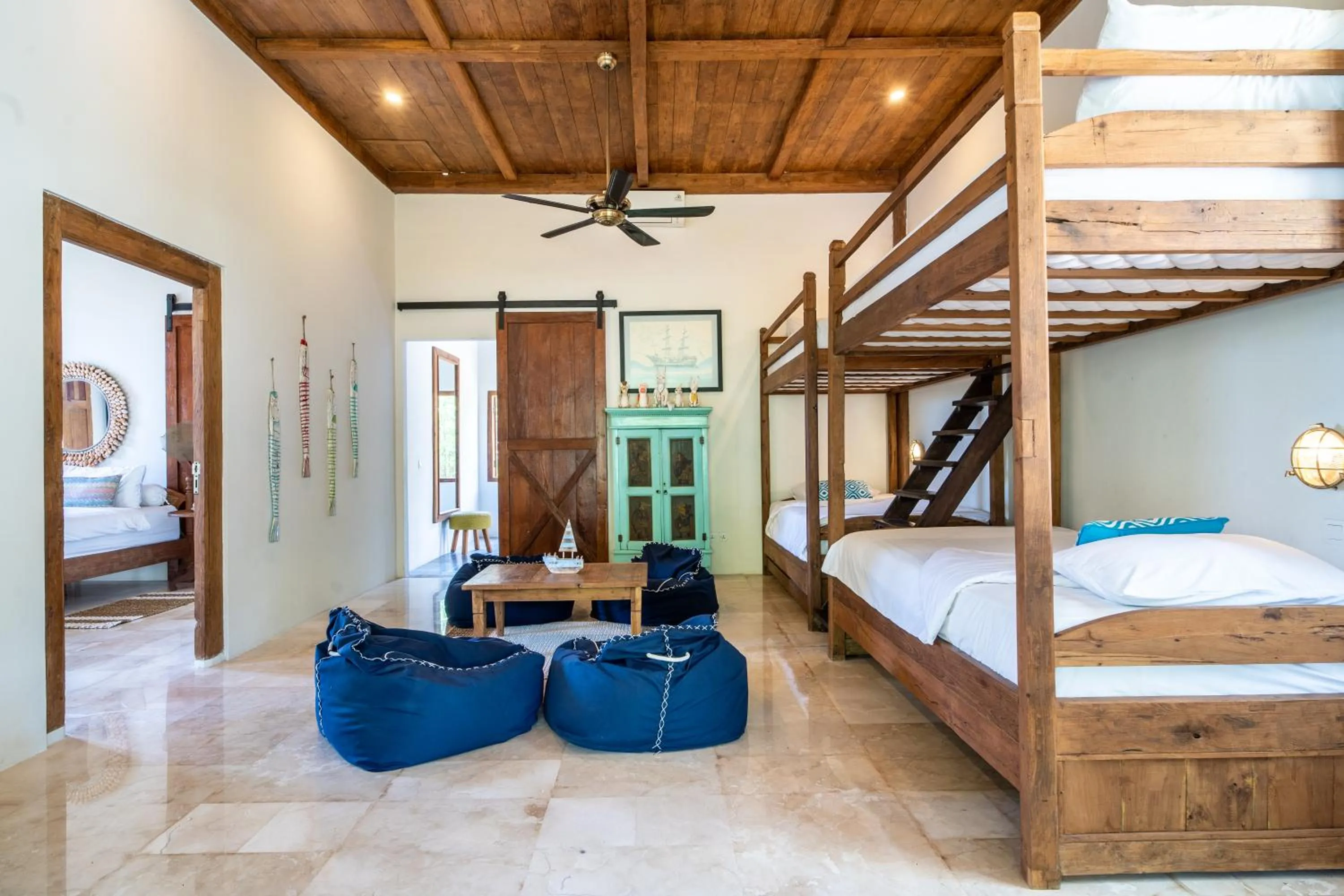 bunk bed in Villa Pulau Cinta Boutique Suites