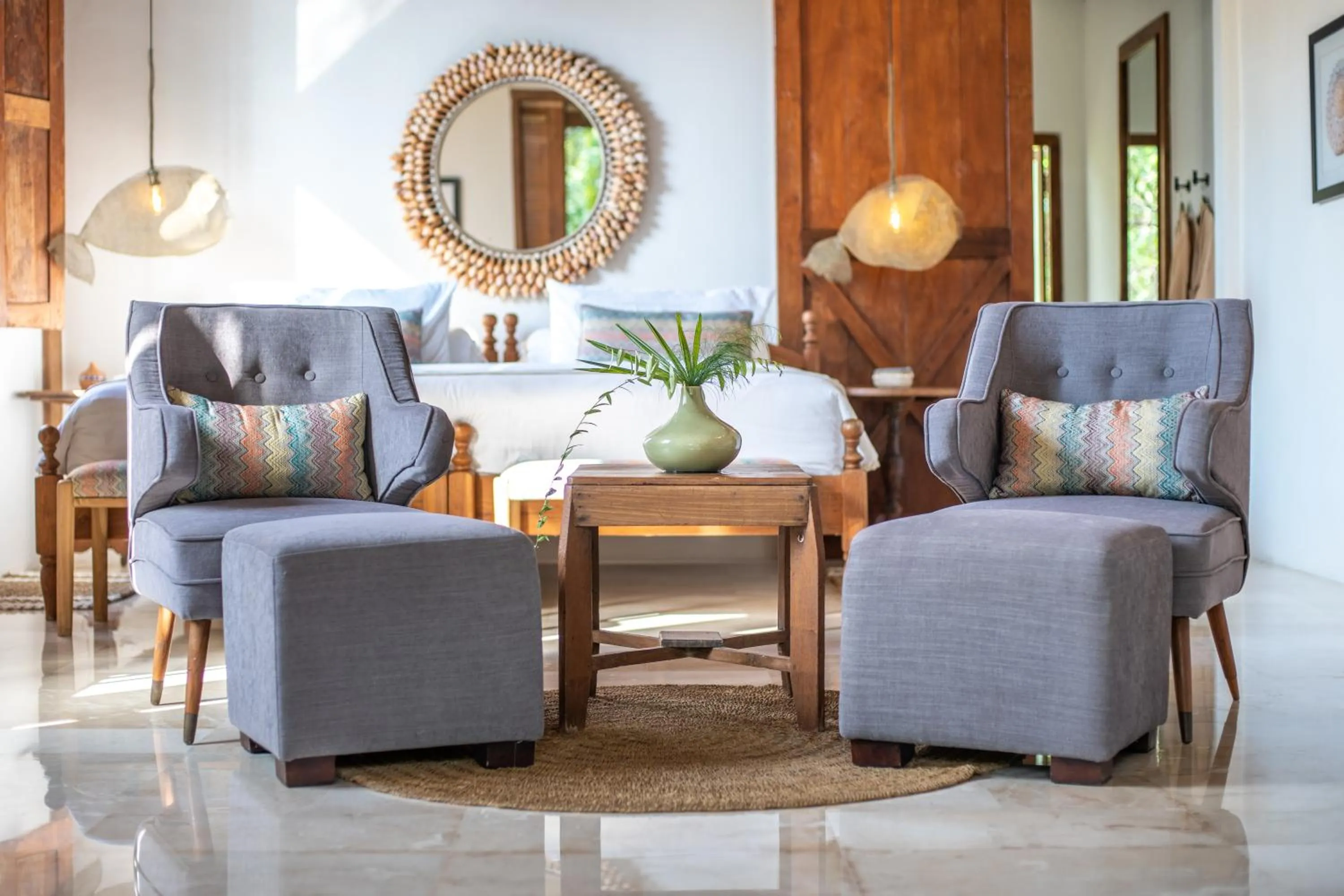 Decorative detail in Villa Pulau Cinta Boutique Suites