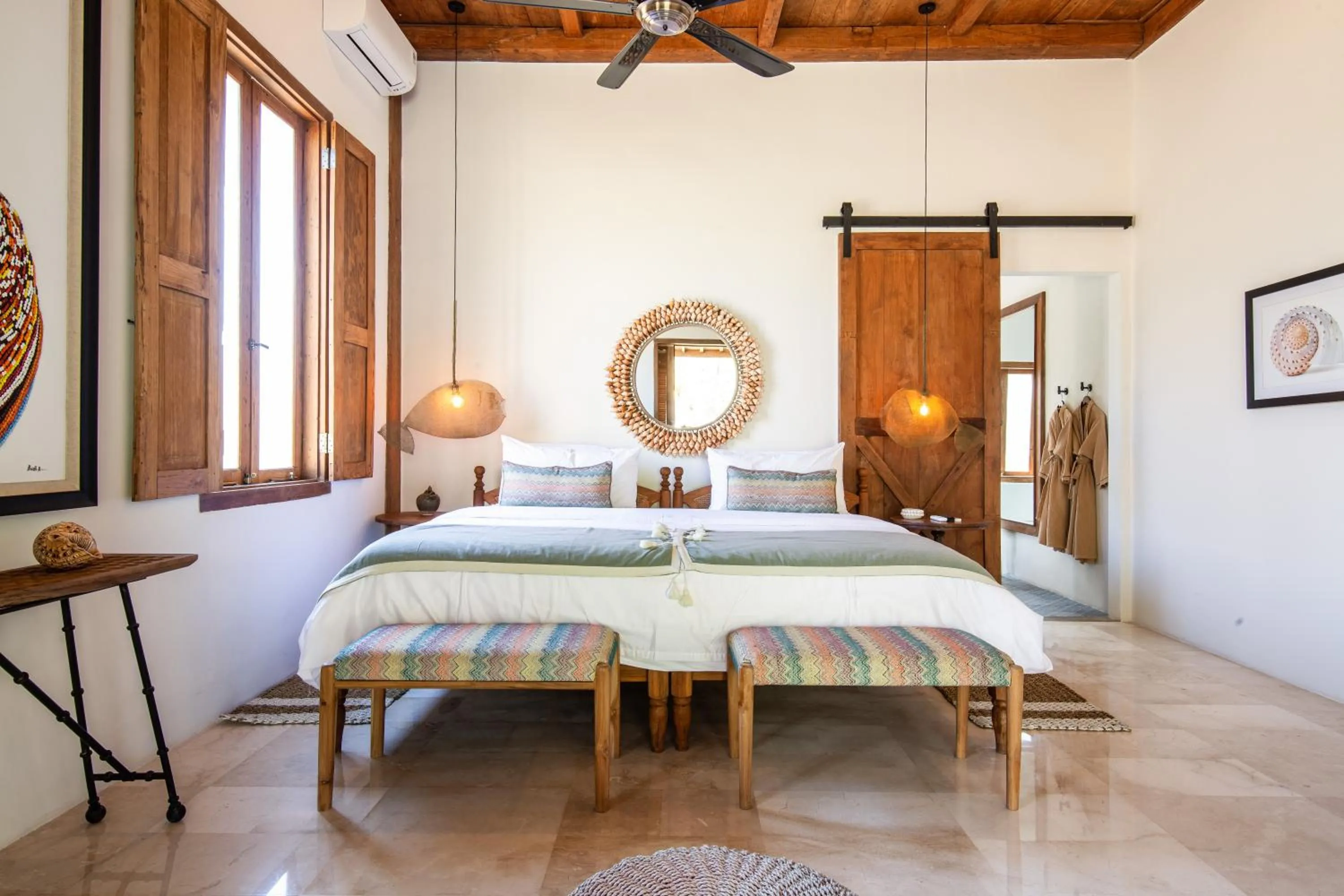 Bed in Villa Pulau Cinta Boutique Suites