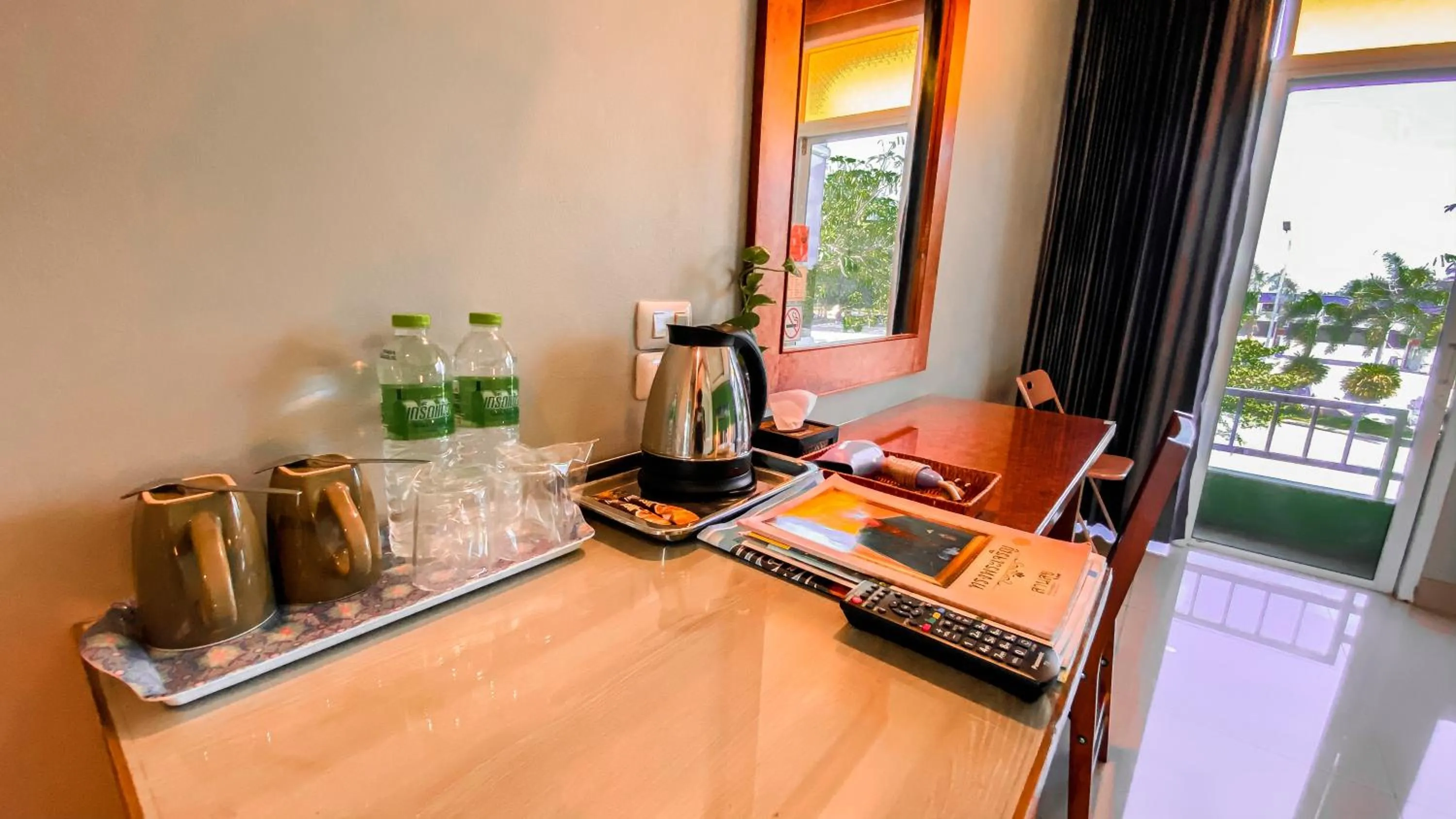 Coffee/tea facilities in K2 Hotel at Thachang
