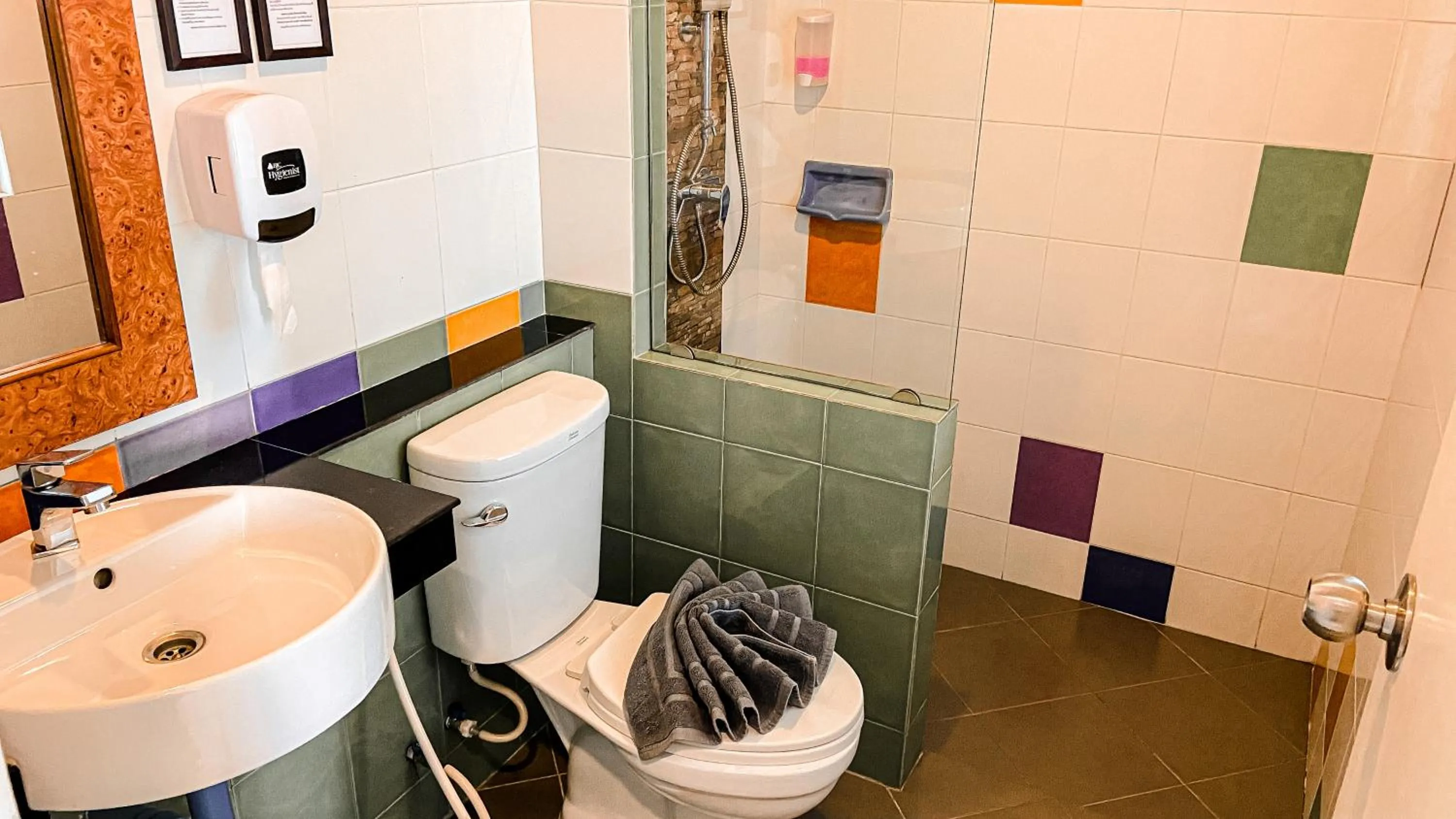 Bathroom in K2 Hotel at Thachang