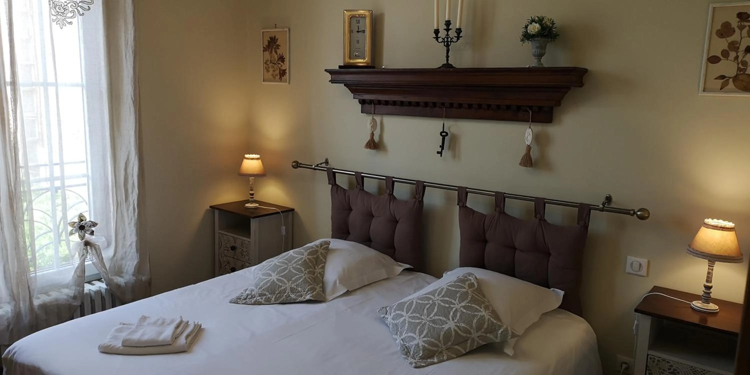 Bedroom, Bed in B&B Villa Blanche