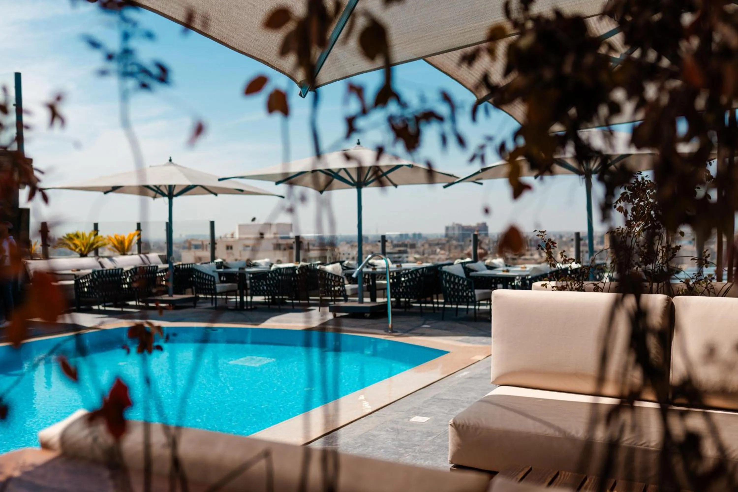 Swimming pool in Baron Hotel Cairo