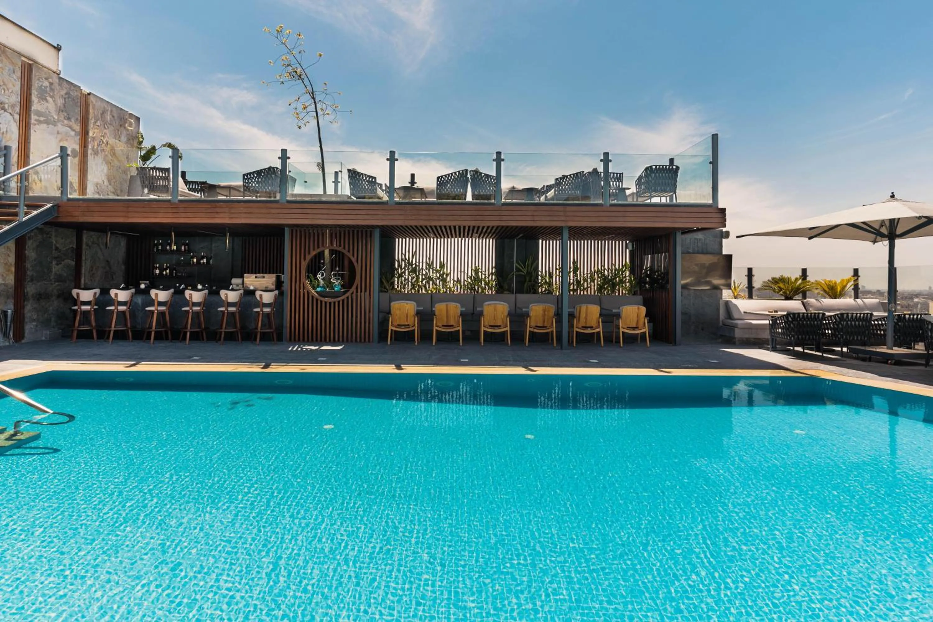 Swimming pool in Baron Hotel Cairo