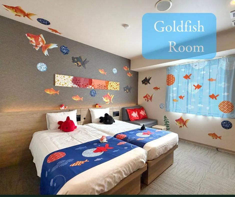 Bedroom, Bed in Henn na Hotel Tokyo Nishikasai