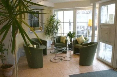 Lobby or reception in Hotel Auerhahn