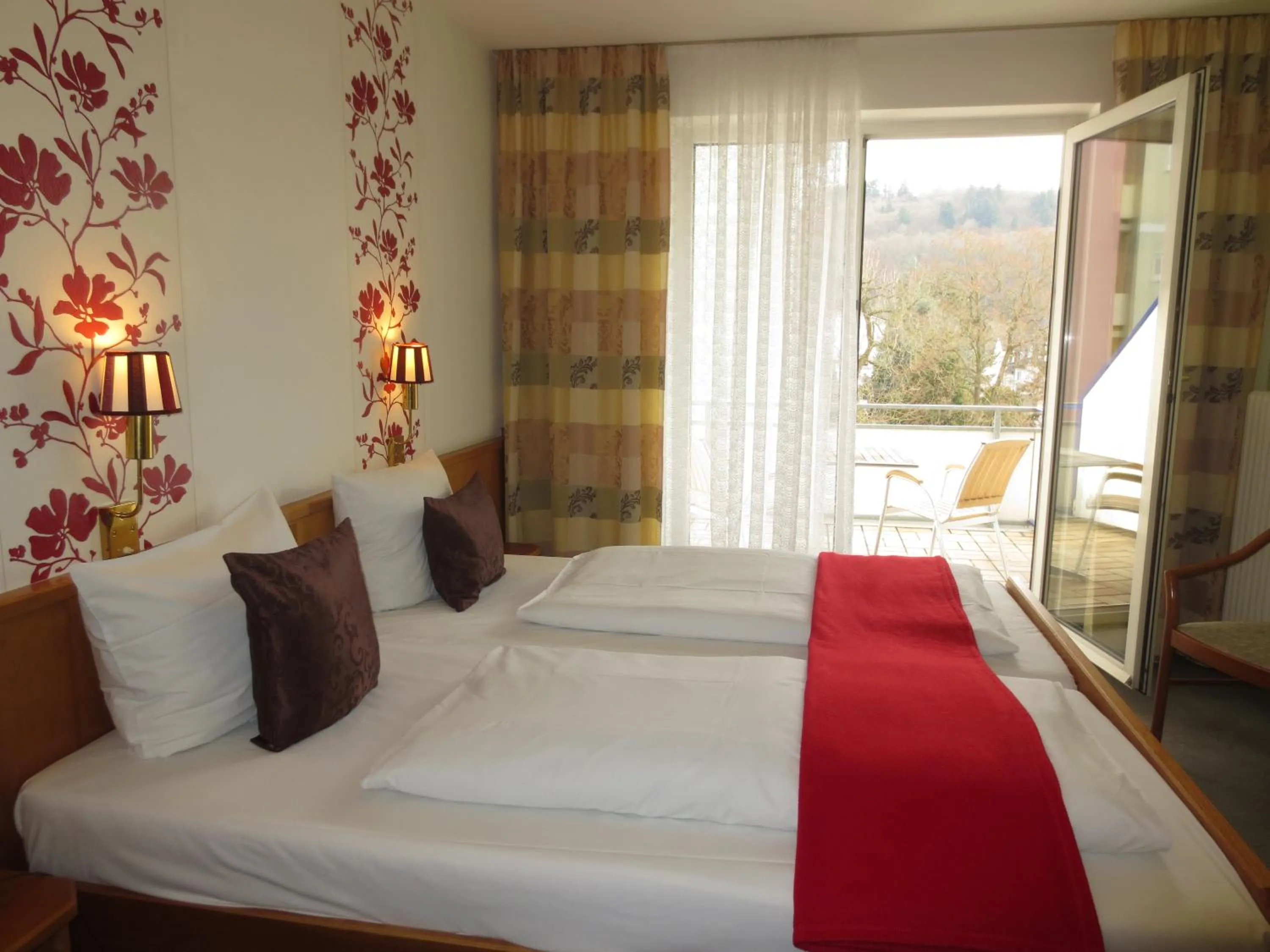 Bed in Hotel Krone