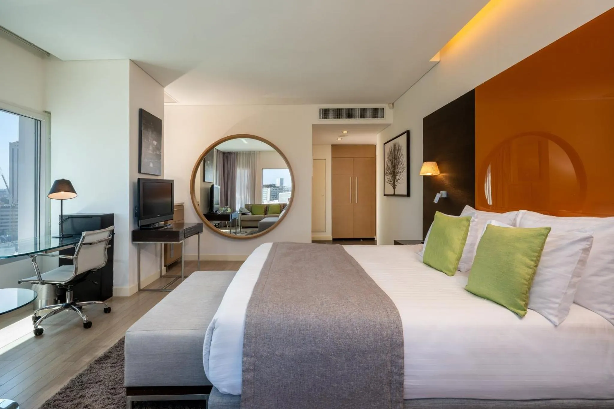 Photo of the whole room, Bed in Crowne Plaza Tel Aviv City Center by IHG