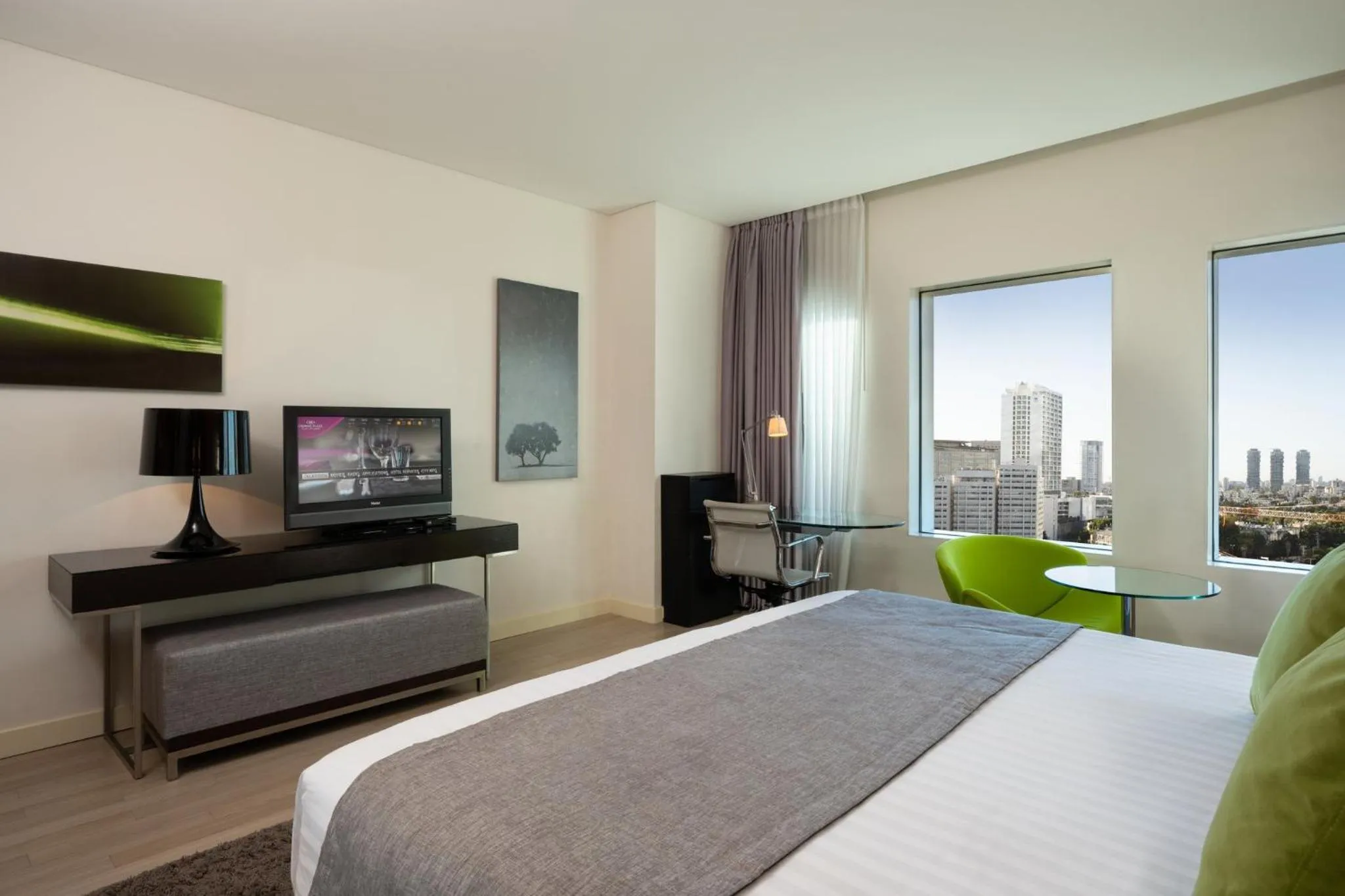 Photo of the whole room, Bed in Crowne Plaza Tel Aviv City Center by IHG