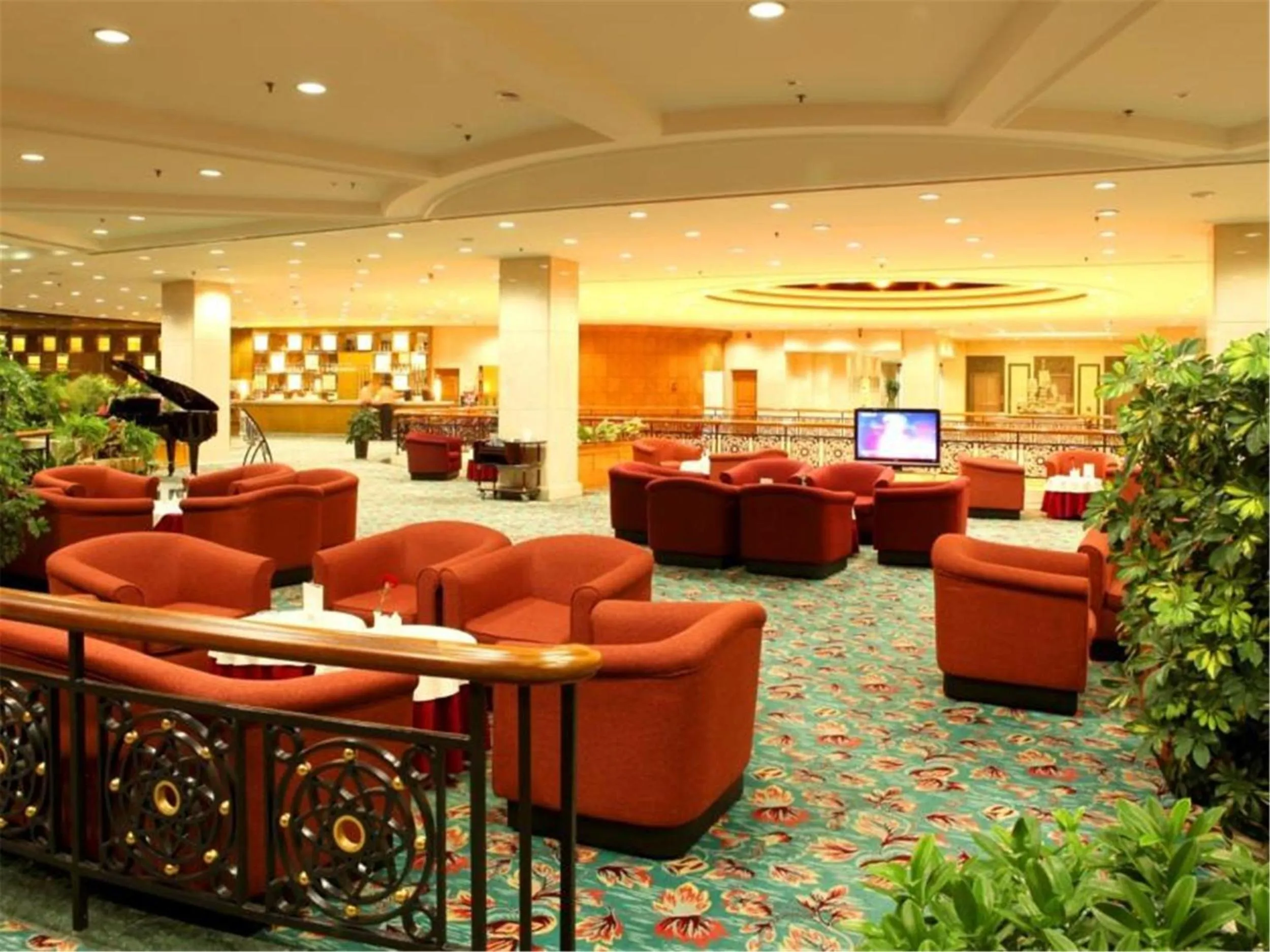 Decorative detail in Dalian East Hotel