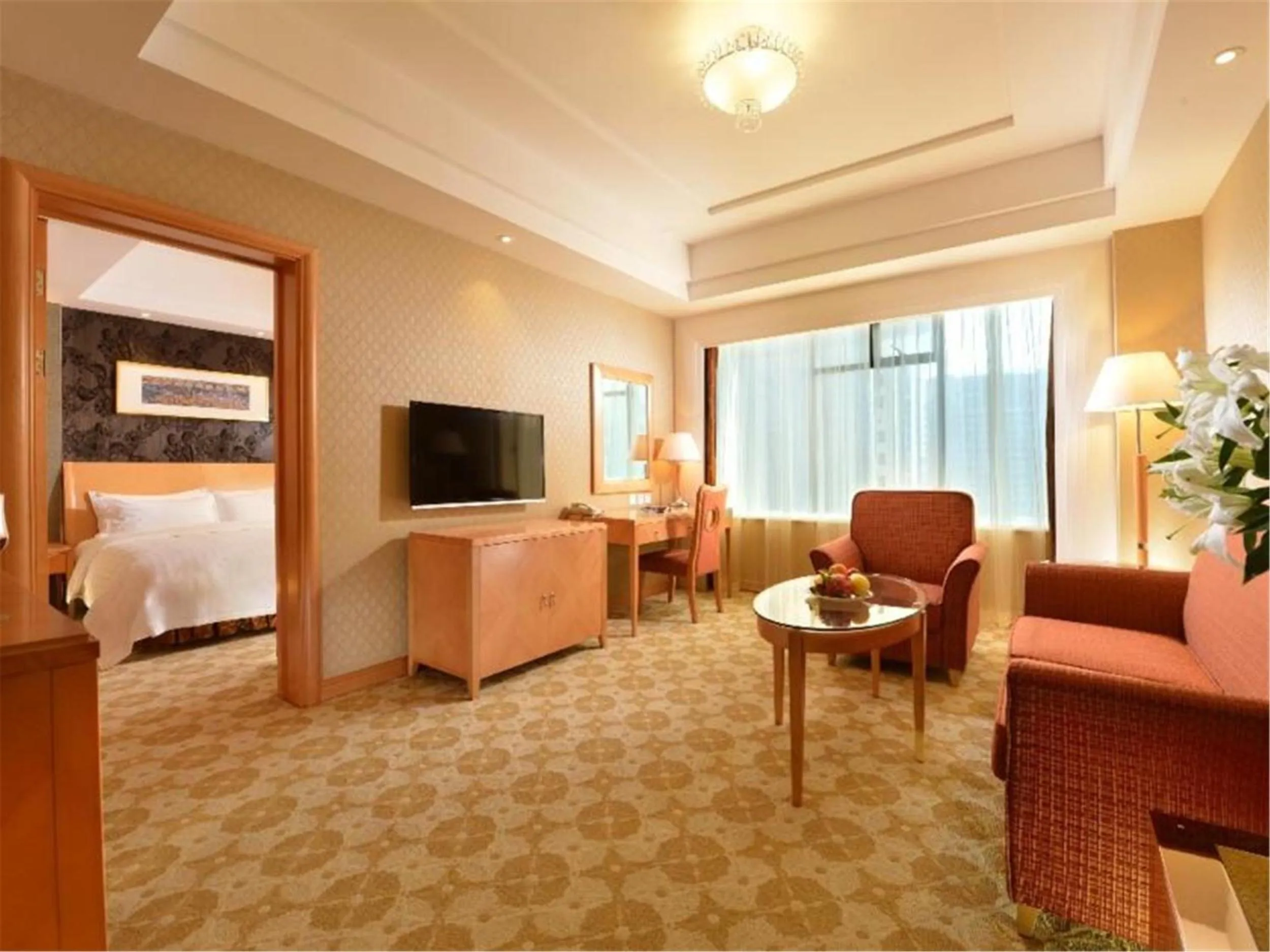 Decorative detail in Dalian East Hotel