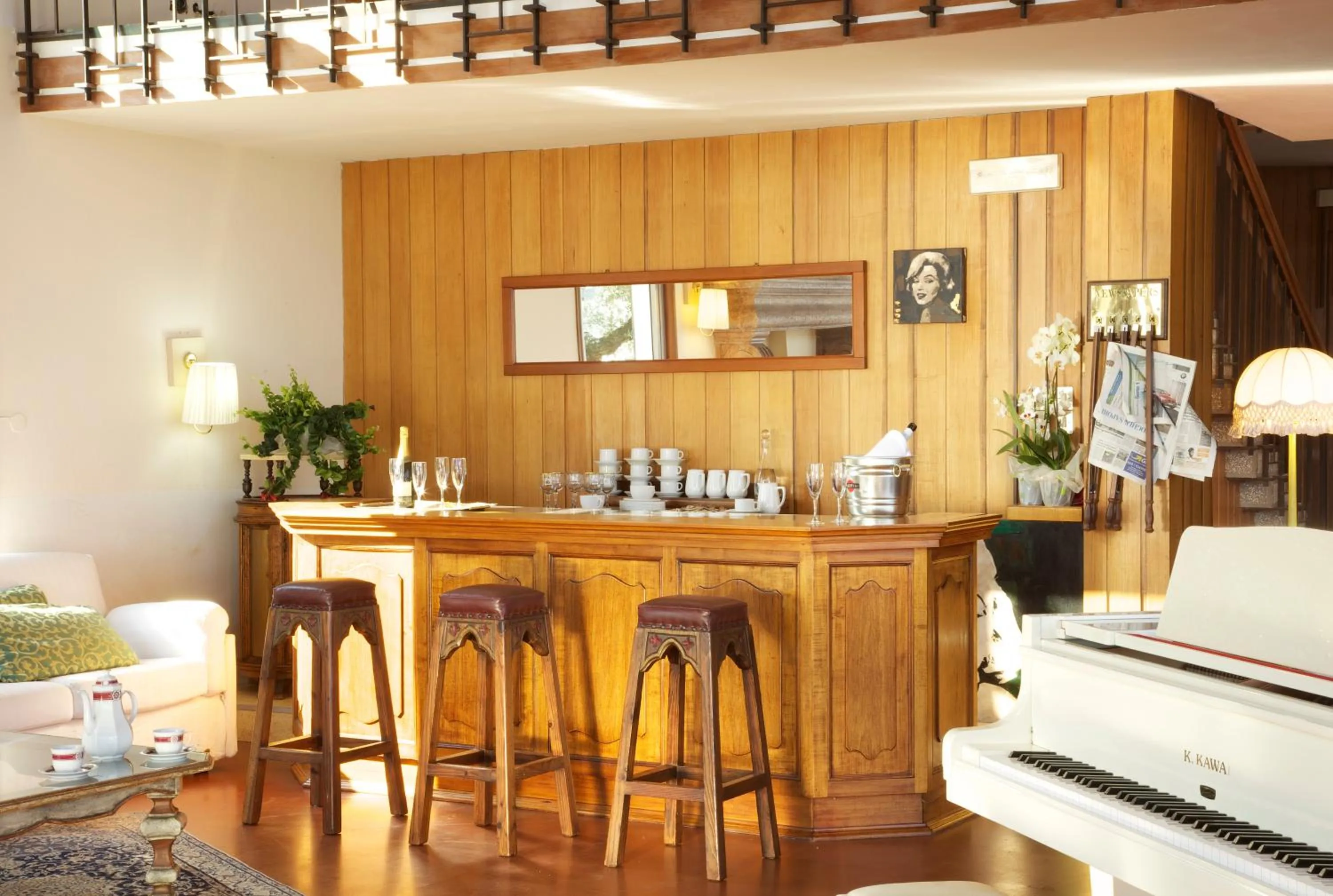 Lounge or bar in Villa Cappellina