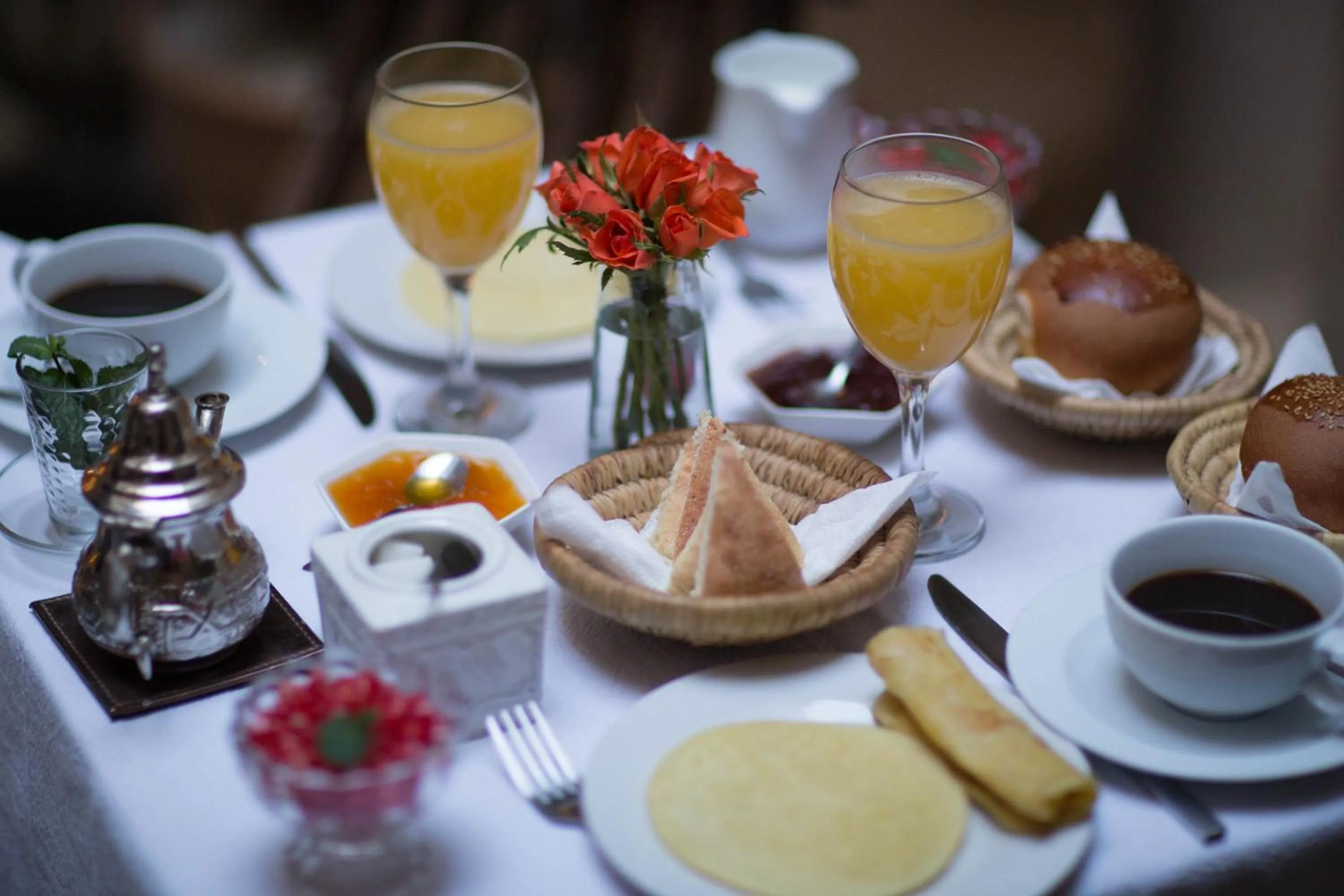 Continental breakfast in Riad Dar More