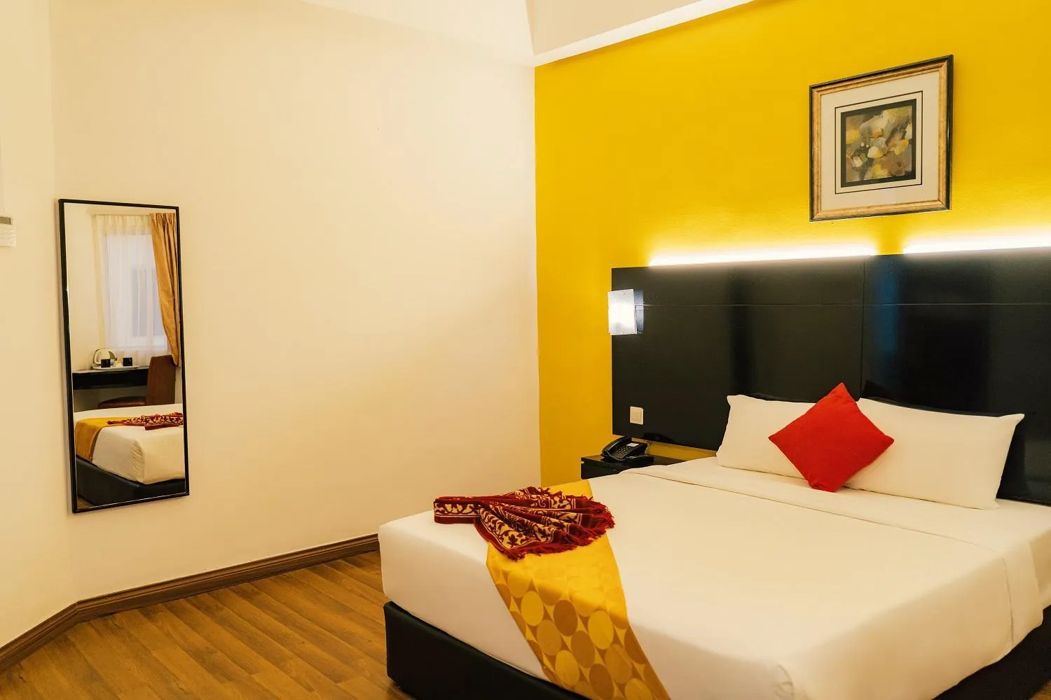 Bed in Hotel Sentral Riverview Melaka