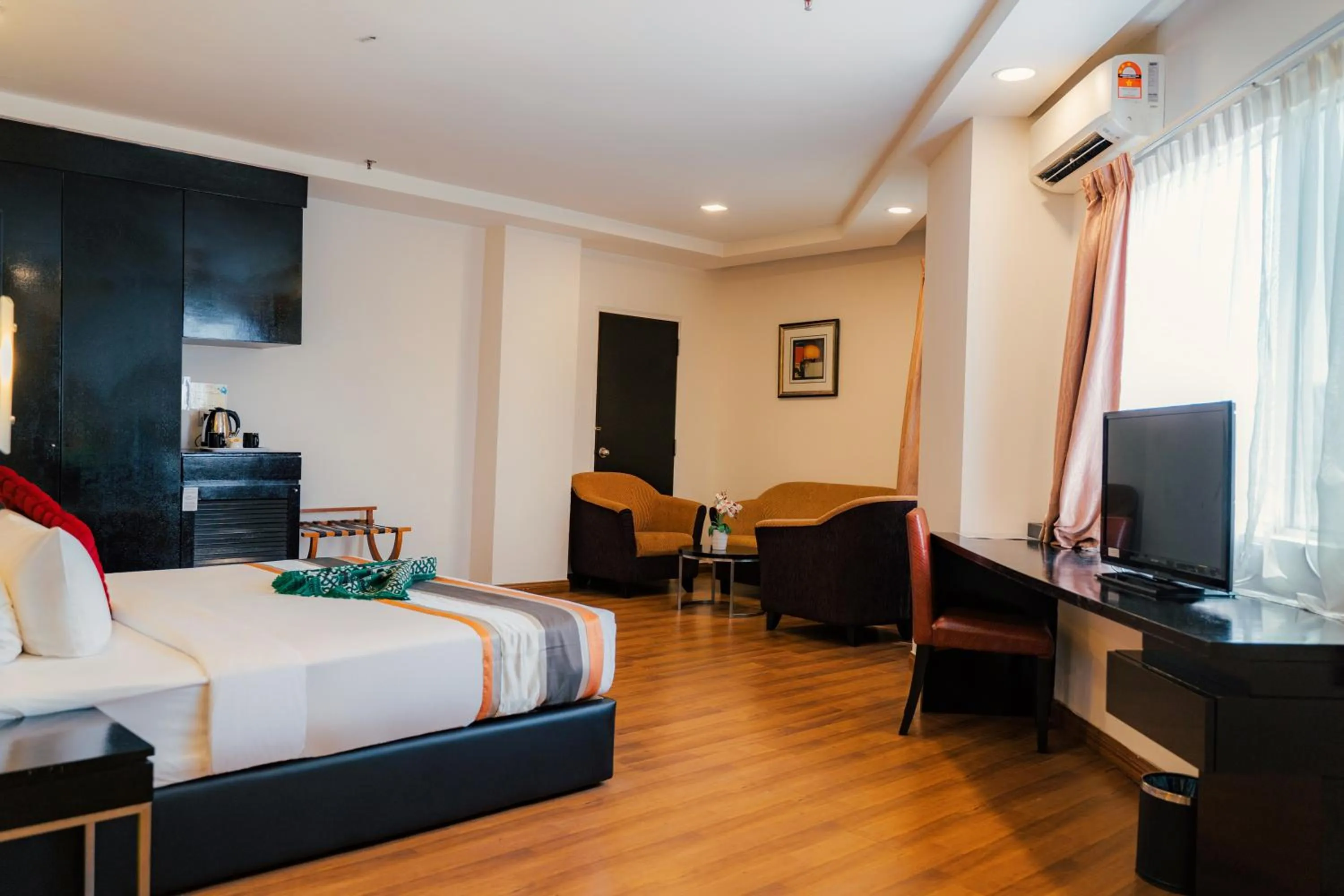 Bed in Hotel Sentral Riverview Melaka