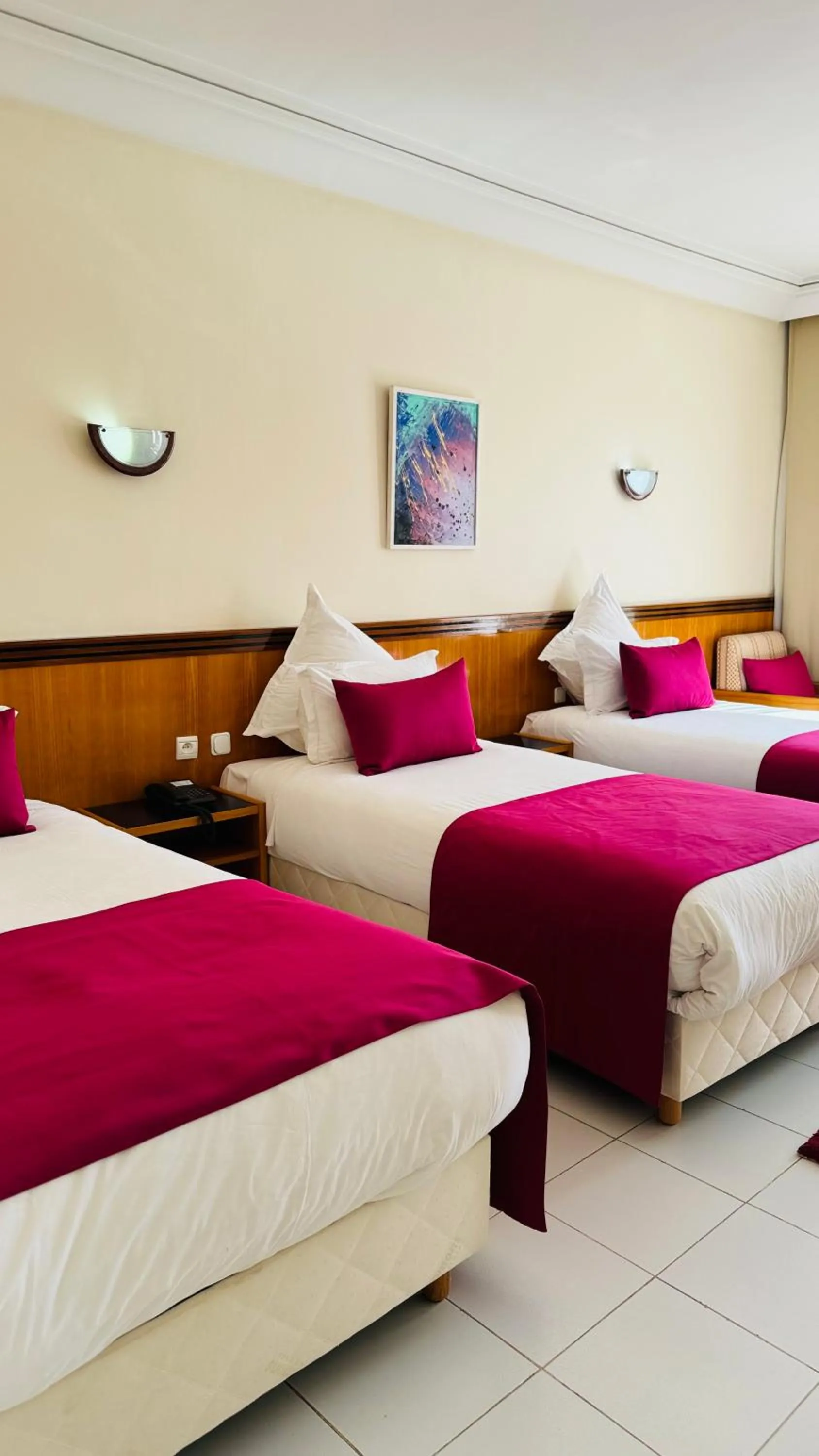 Bed in Hotel Idou Tiznit