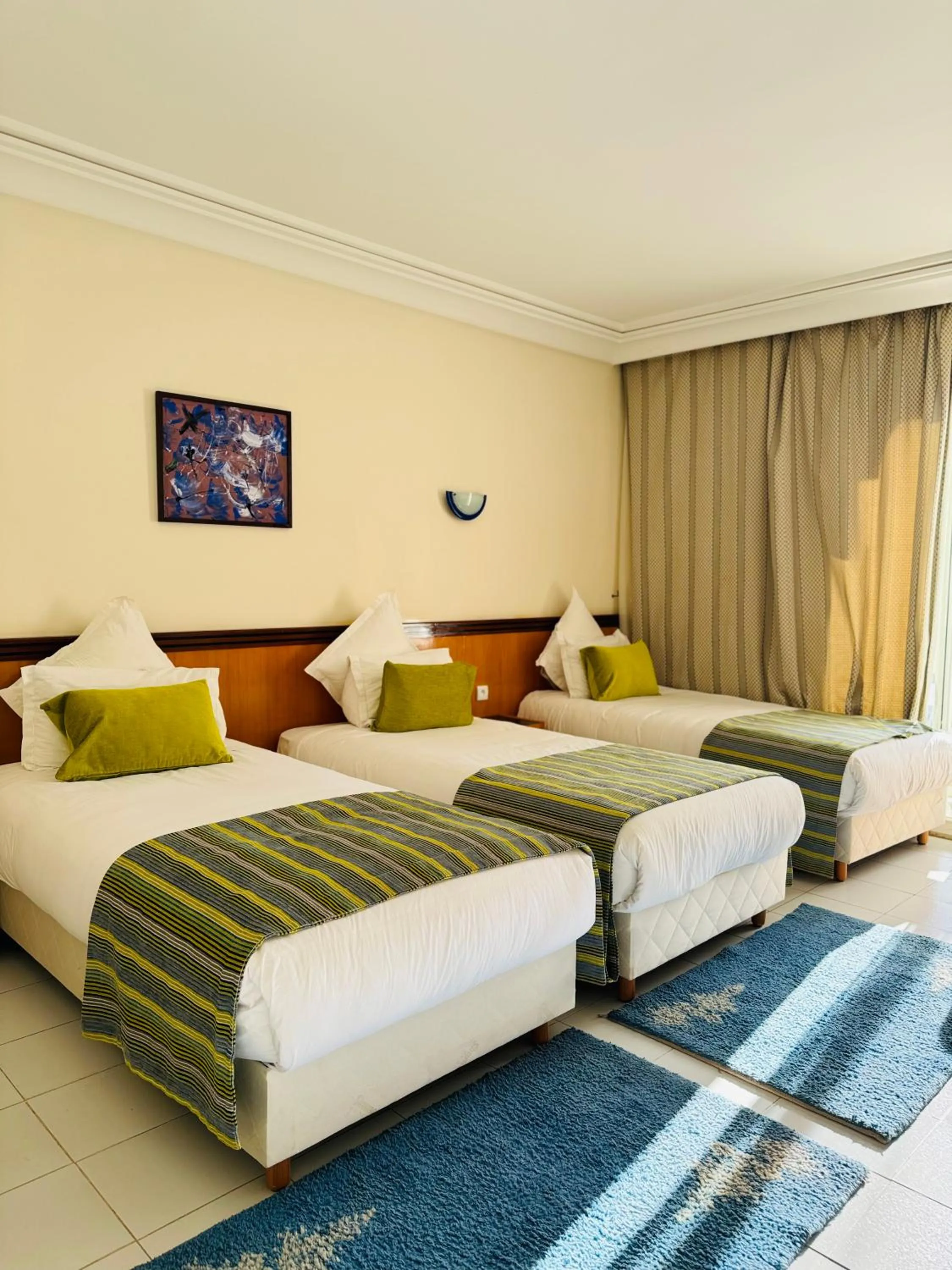 Bed in Hotel Idou Tiznit