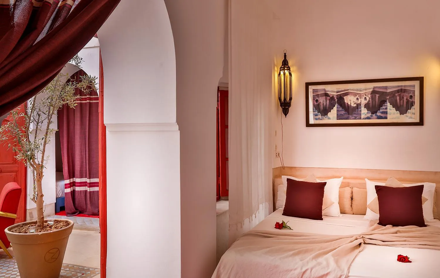 Bedroom, Bed in Hotel & Spa Dar Baraka & Karam