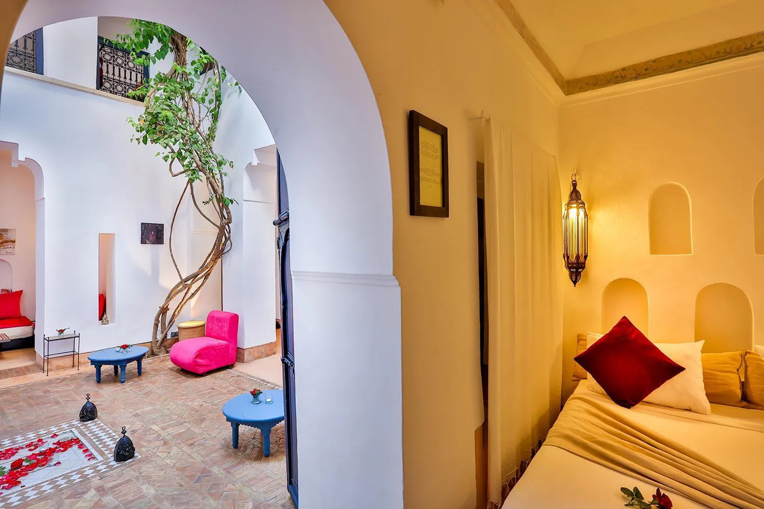 Bedroom, Bed in Hotel & Spa Dar Baraka & Karam