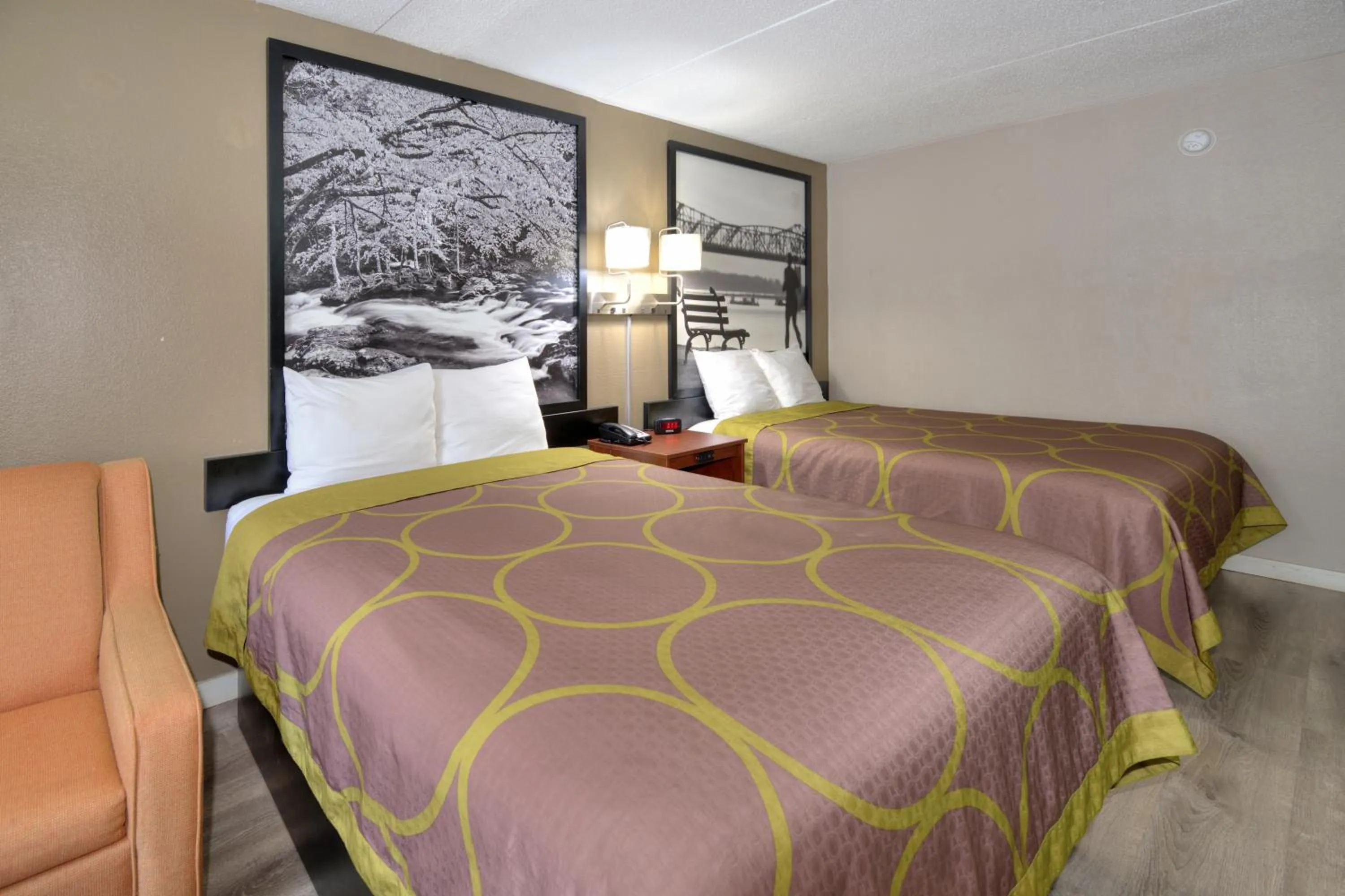 Bed in Super 8 by Wyndham Knoxville West/Farragut