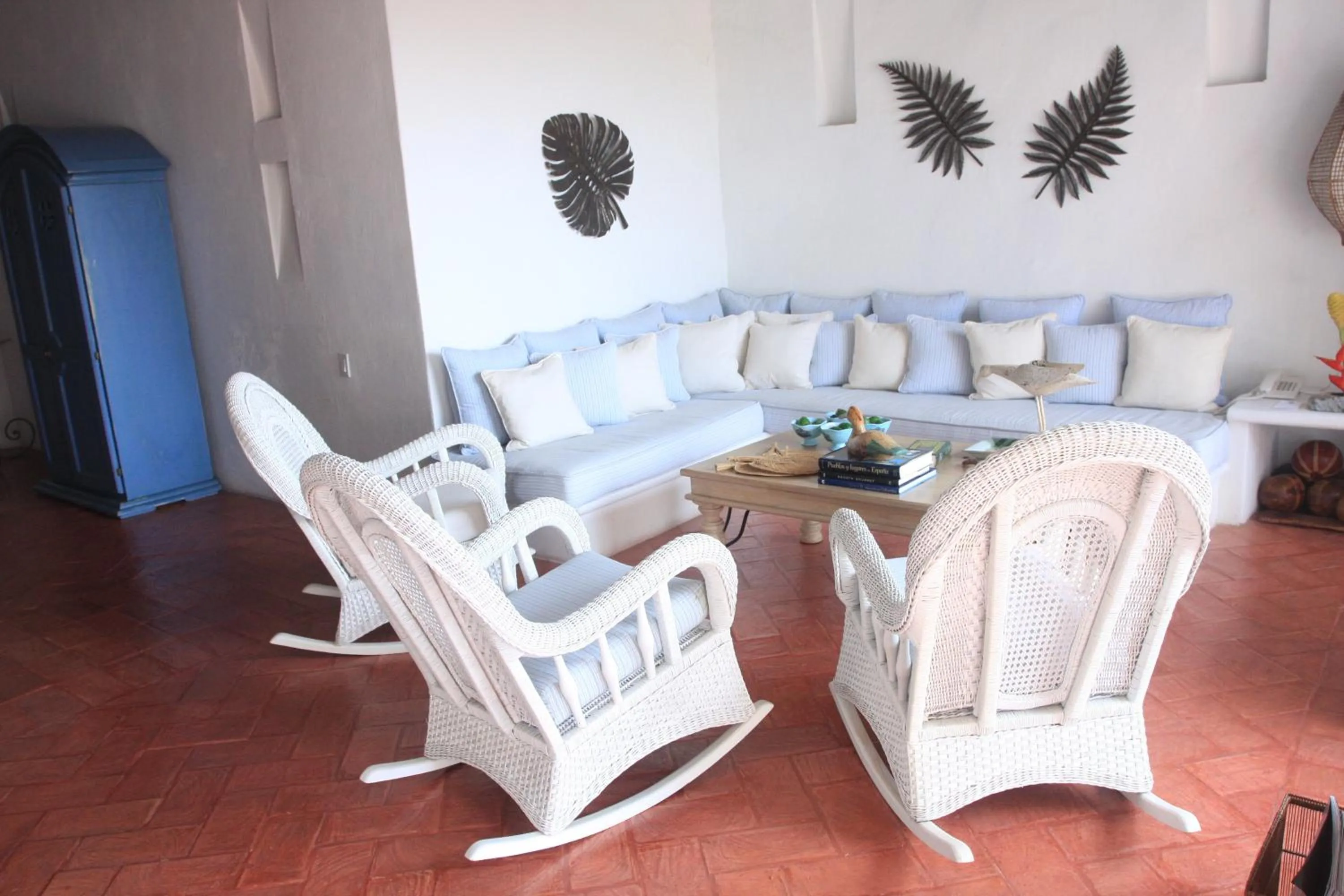 Seating area in Hotel Casa Quero