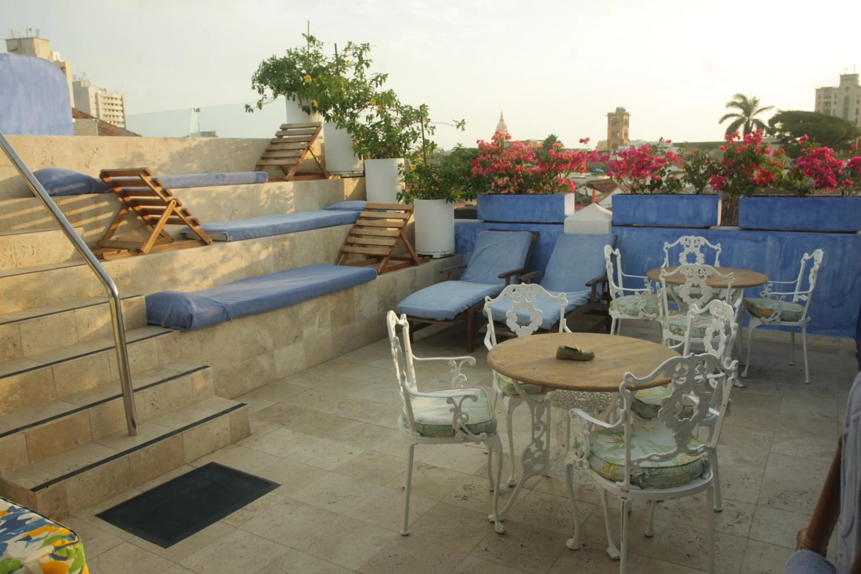 Garden in Hotel Casa Quero