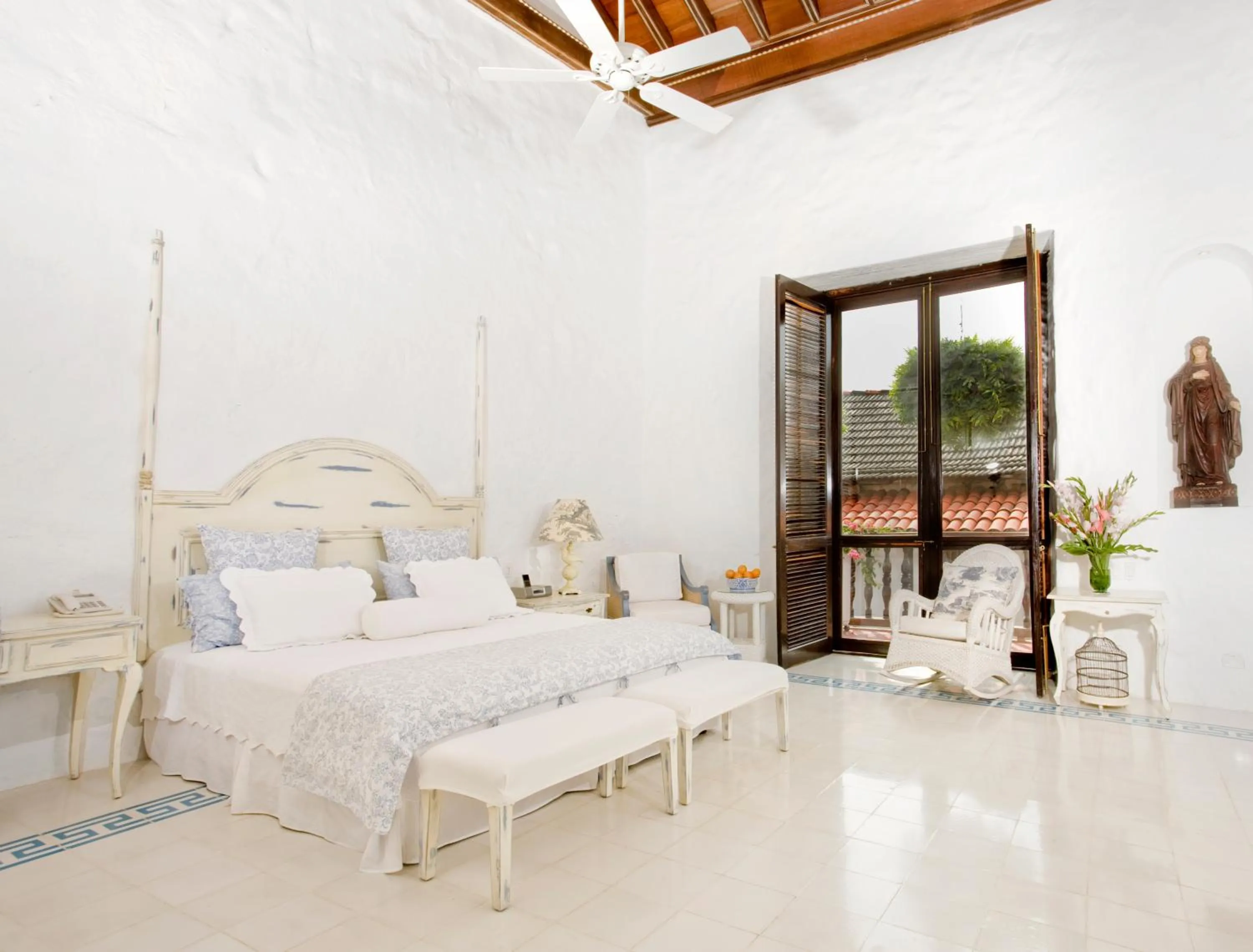 Bed in Hotel Casa Quero