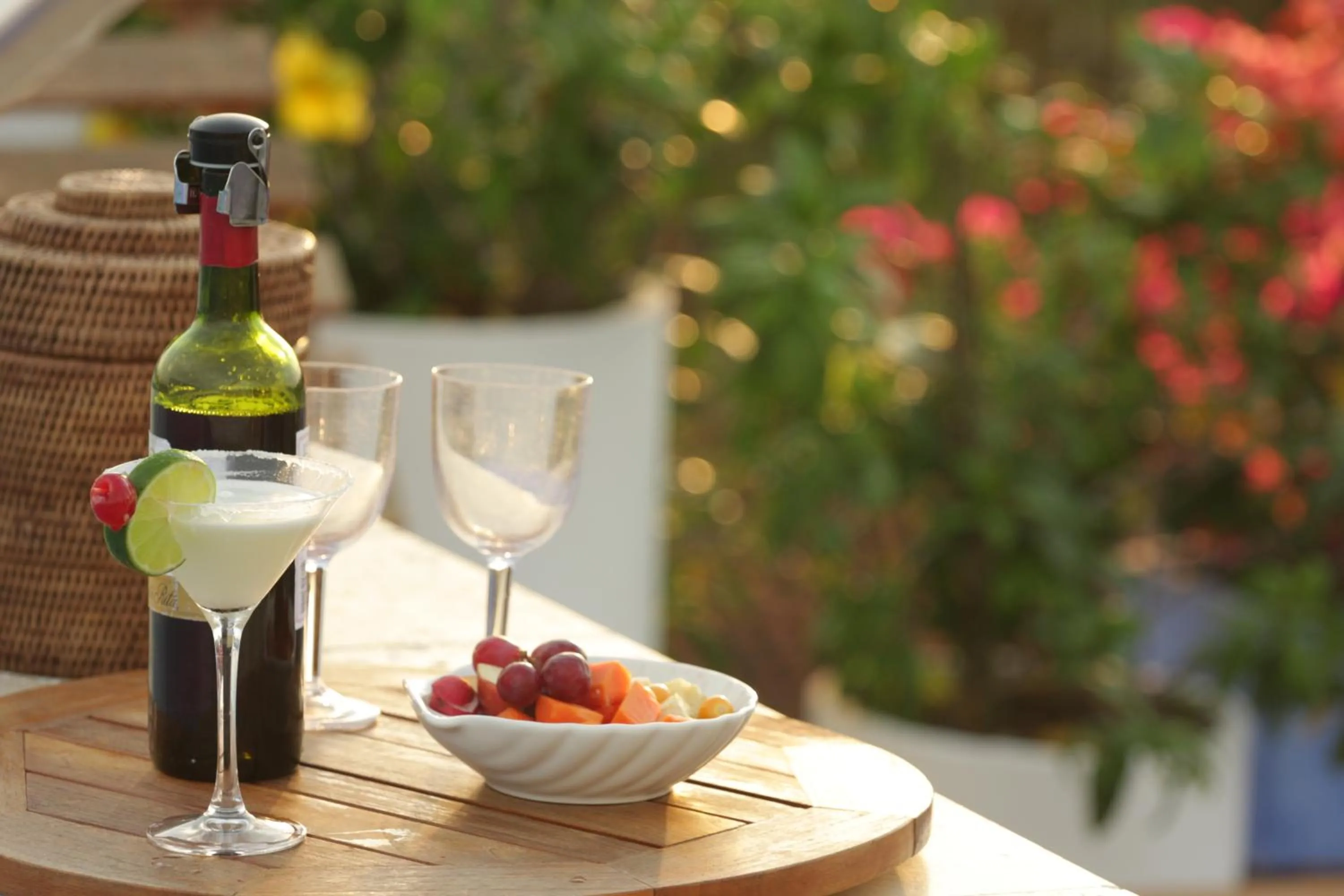 Food and drinks in Hotel Casa Quero