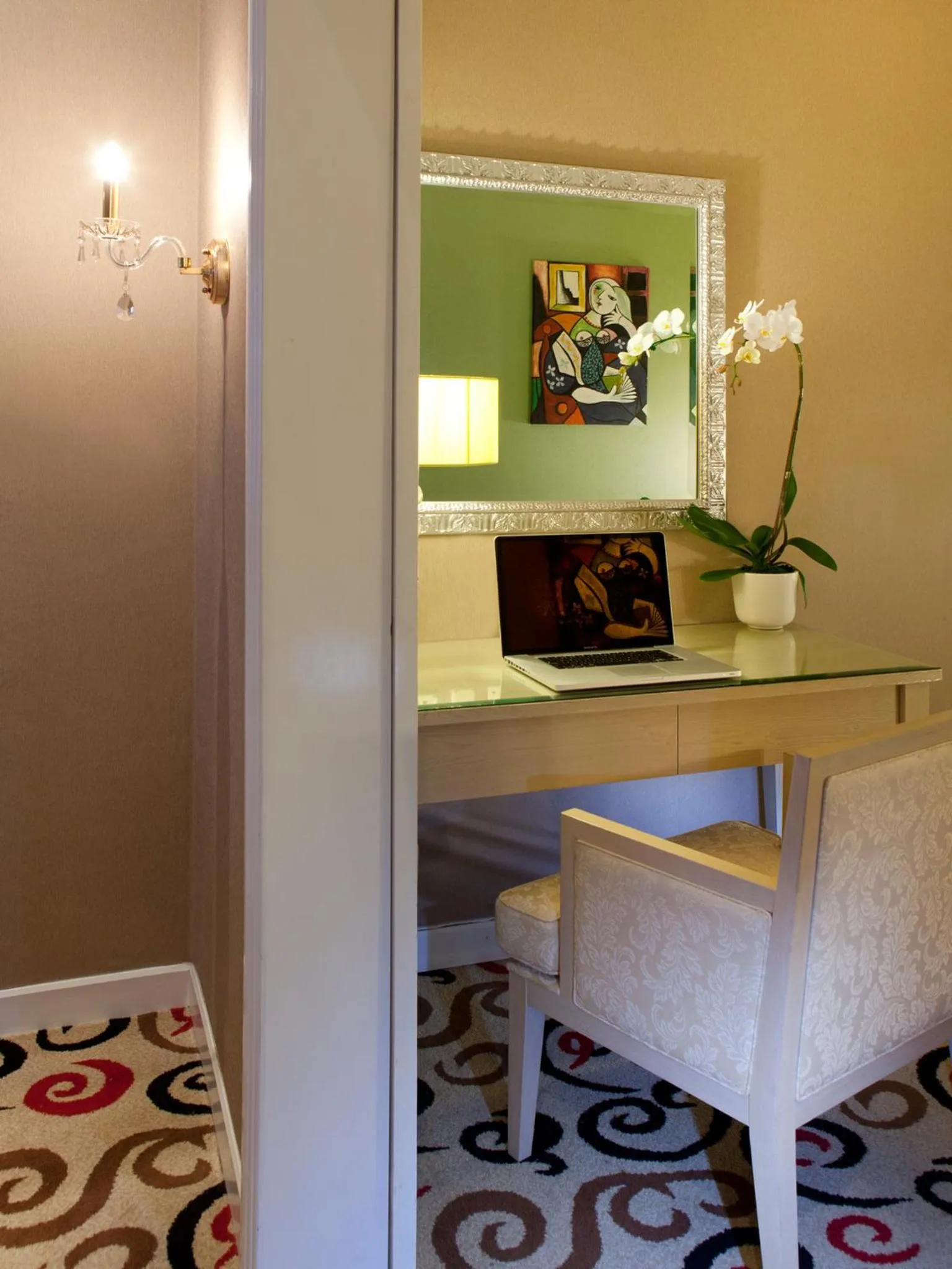 Decorative detail, Bed in Silka Maytower Kuala Lumpur