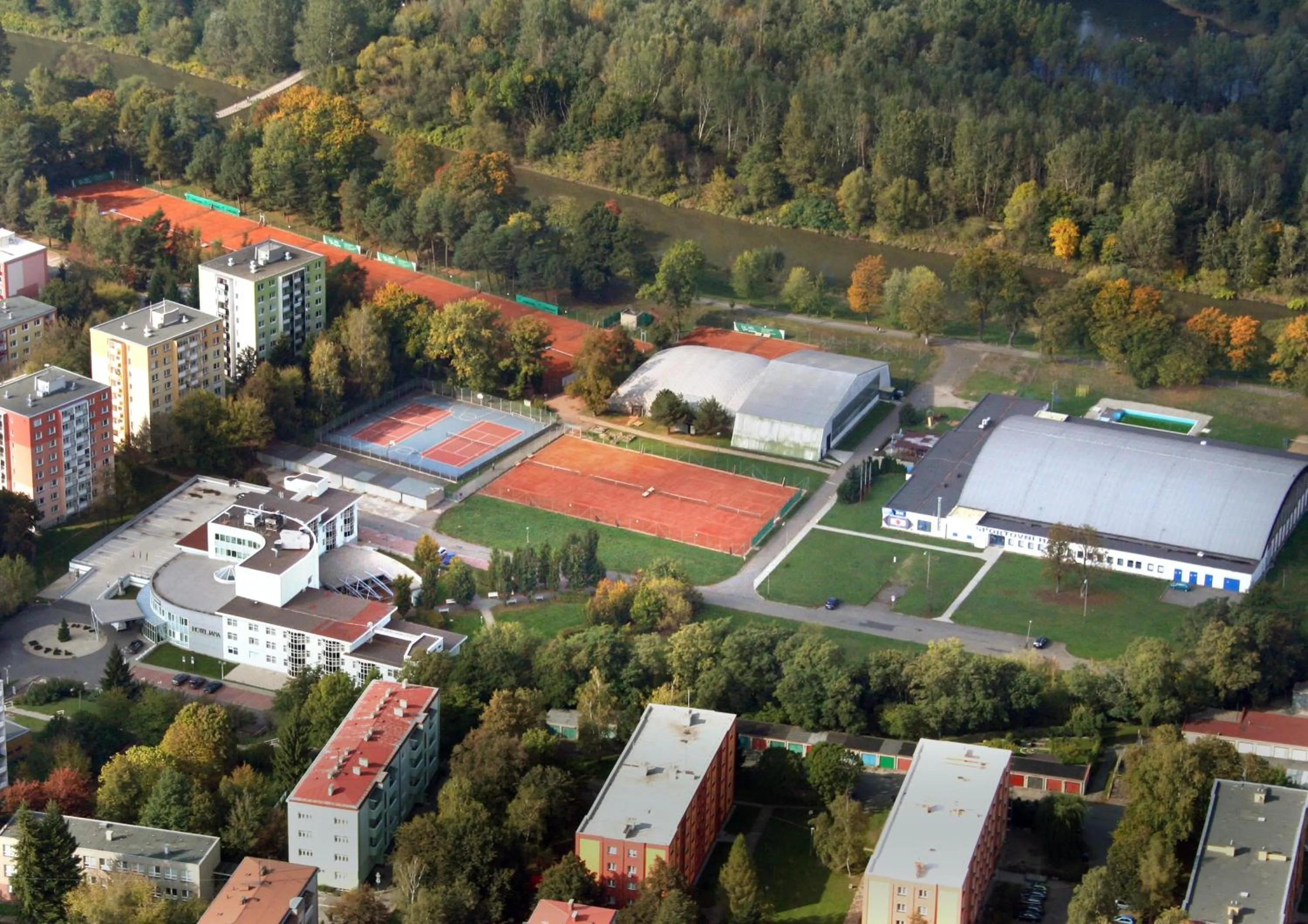 Bird's eye view in Hotel Jana Congress & Wellness