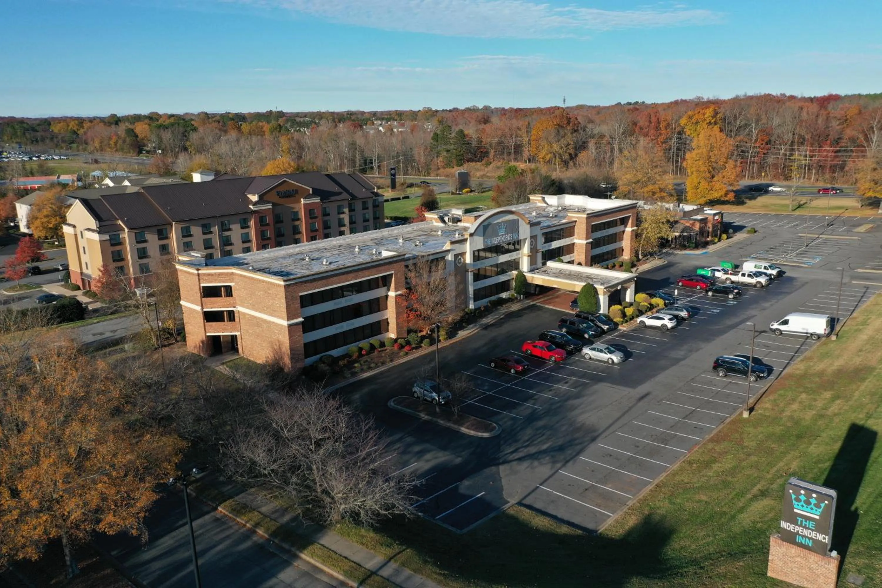 Property building in SureStay by Best Western Charlotte Matthews