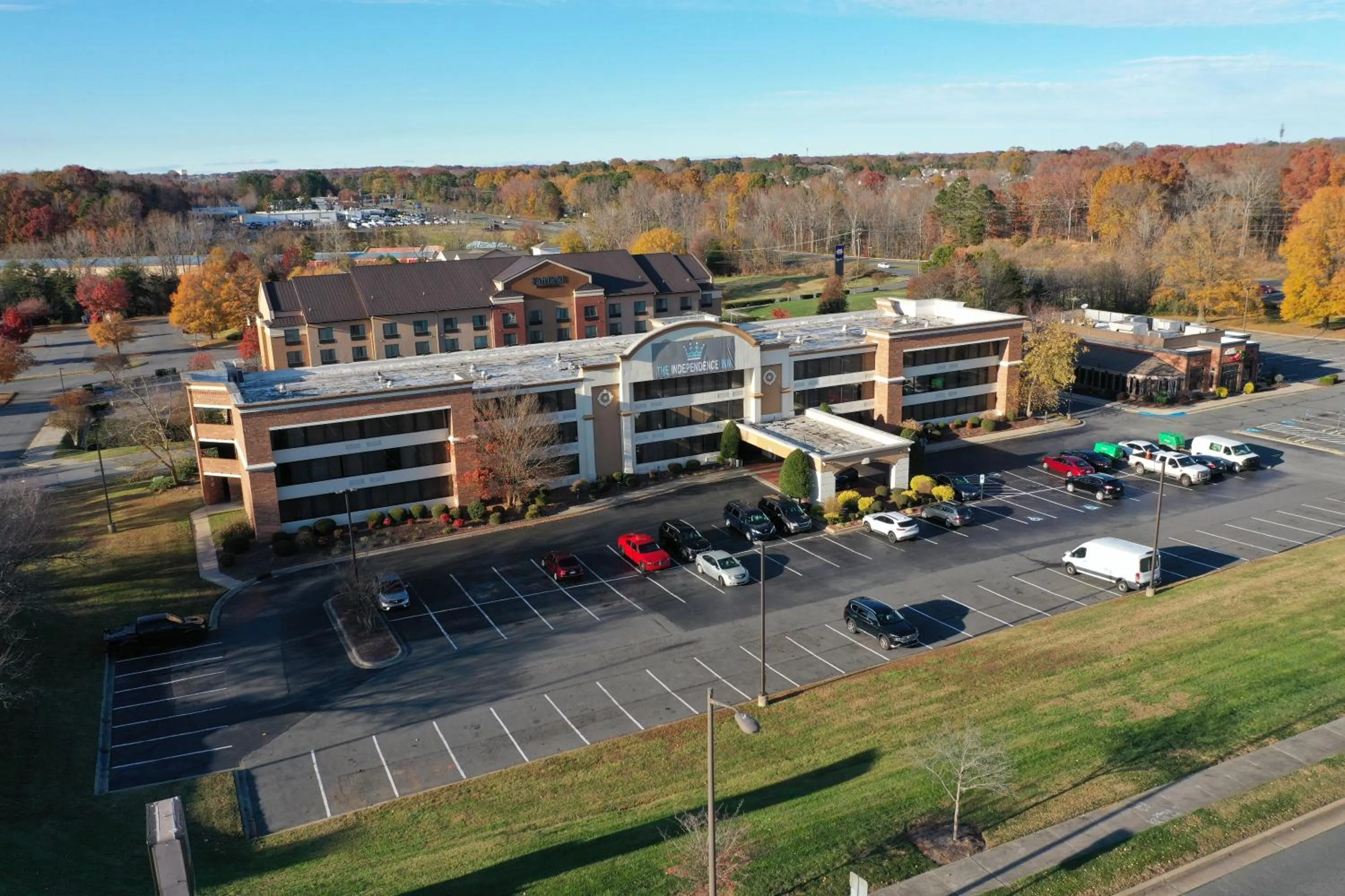 Property building in SureStay by Best Western Charlotte Matthews