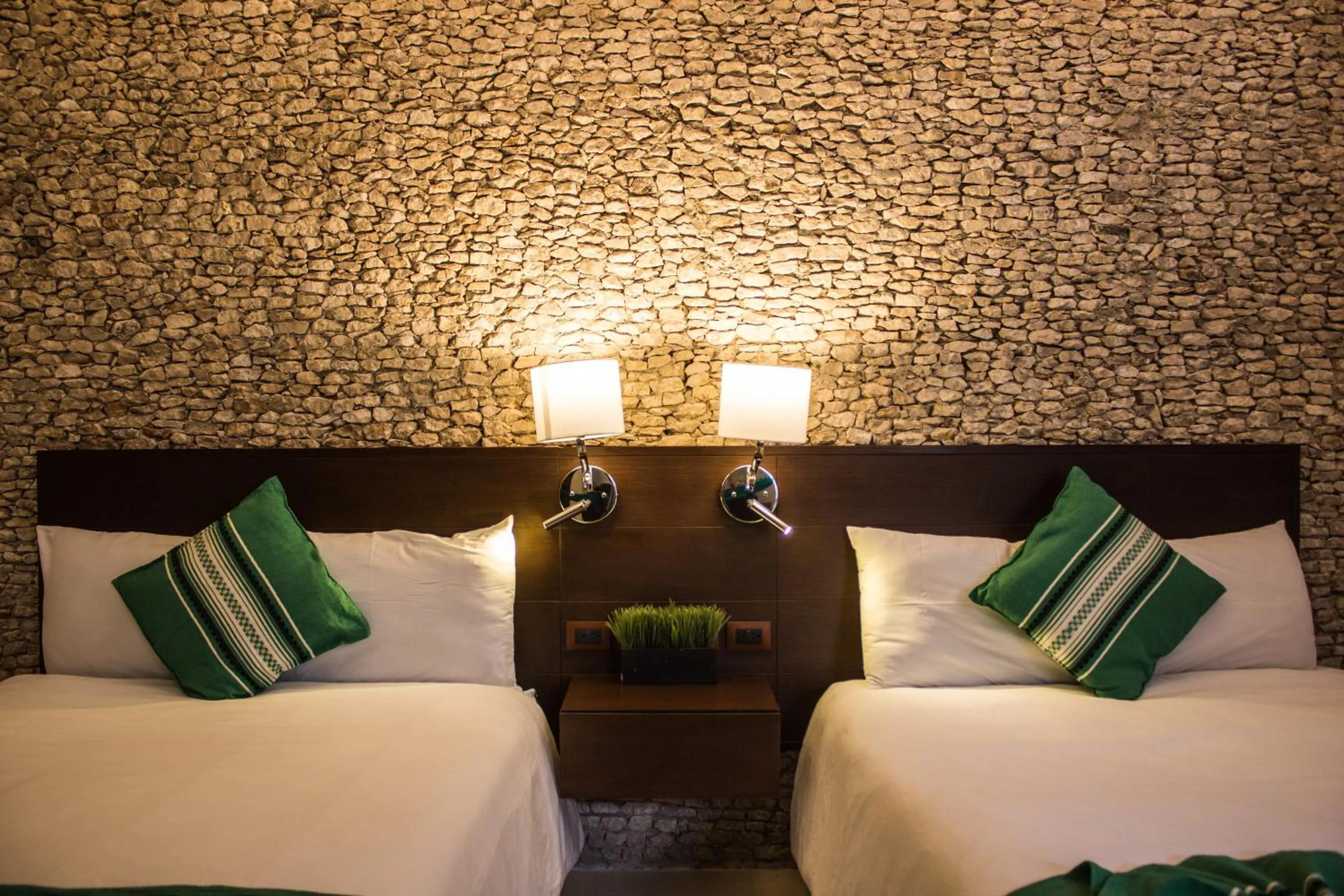 Bed in Hotel Marionetas