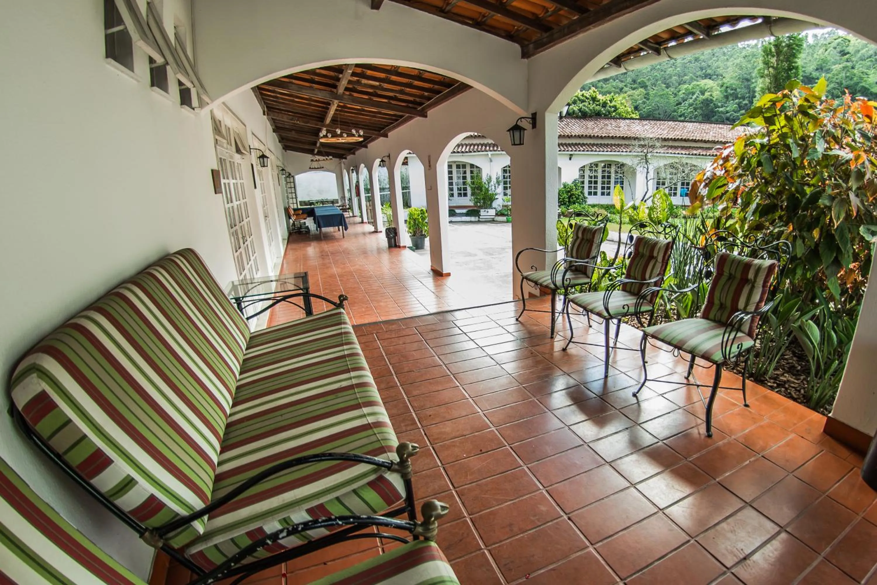 Patio in Hotel Bucsky