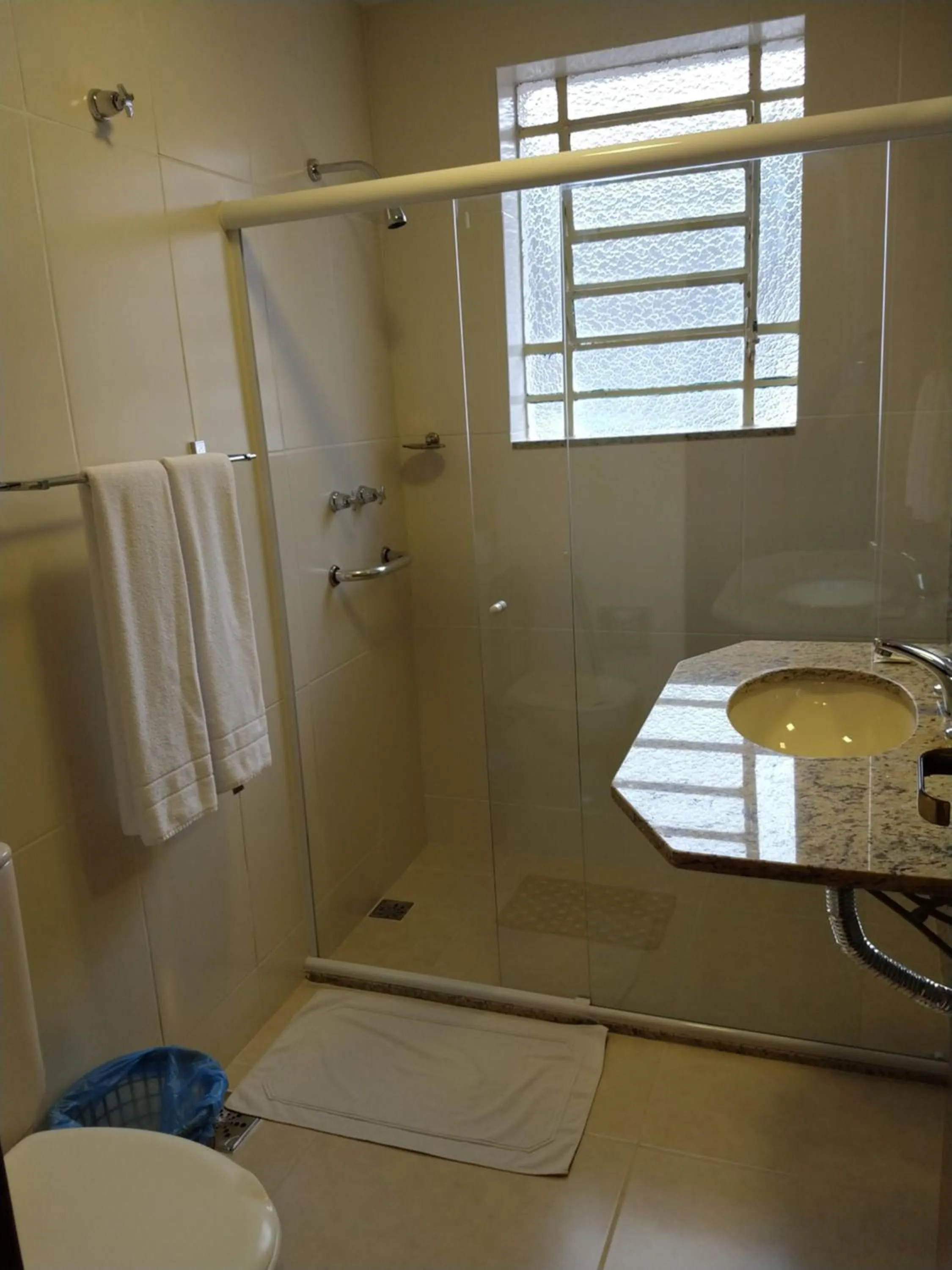 Shower in Hotel Bucsky