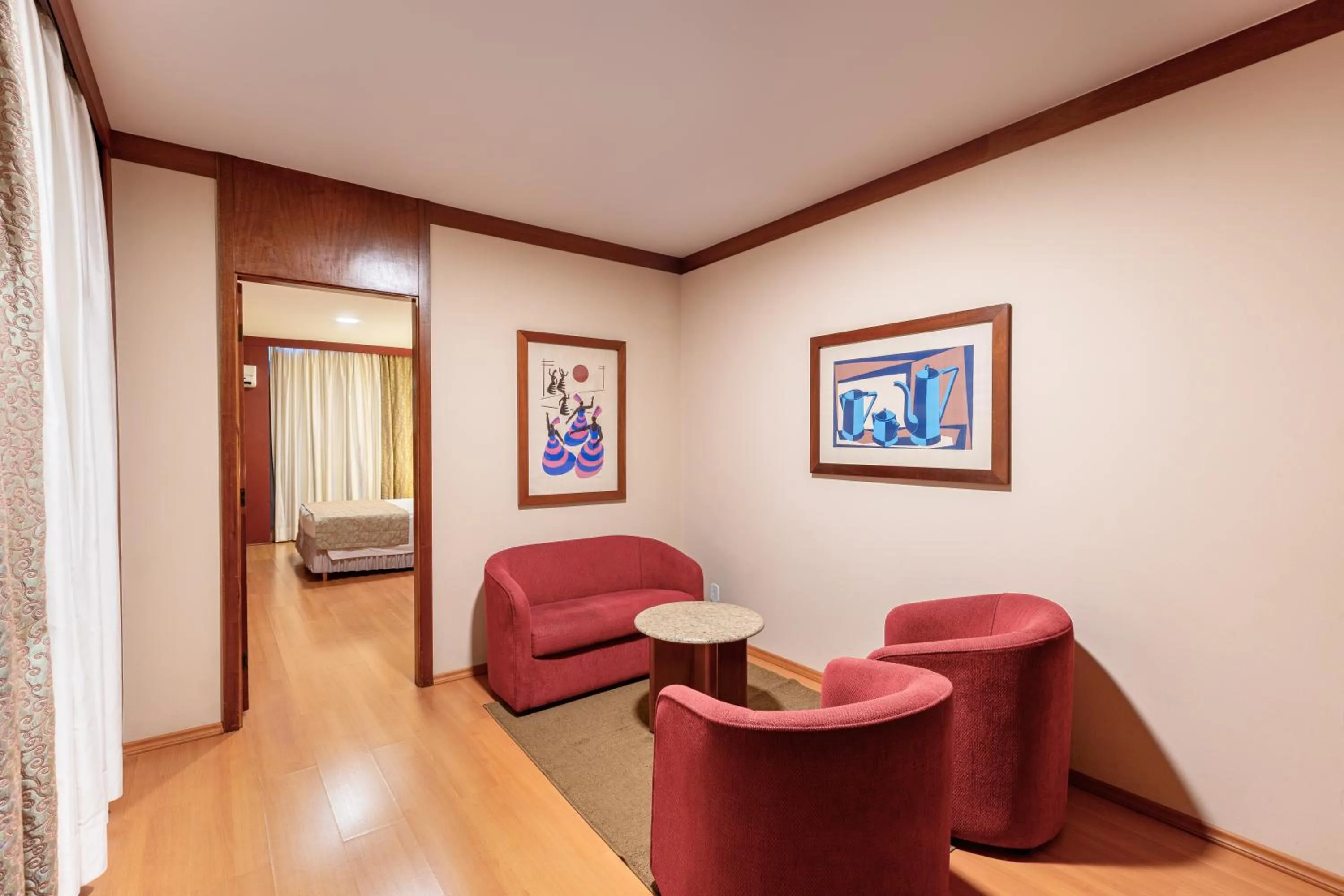 Bed in Hotel Crystal