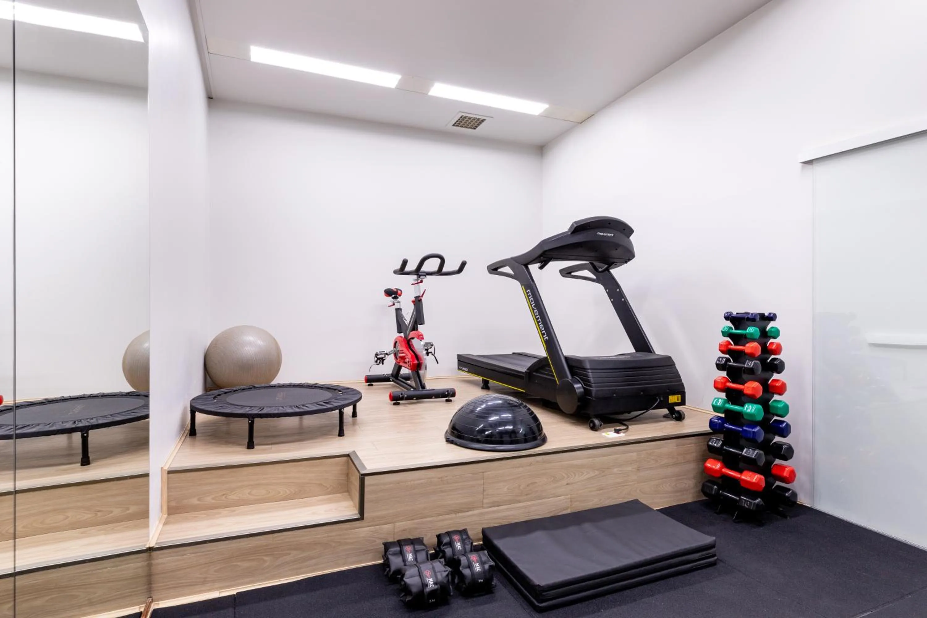Fitness centre/facilities in Hotel Crystal