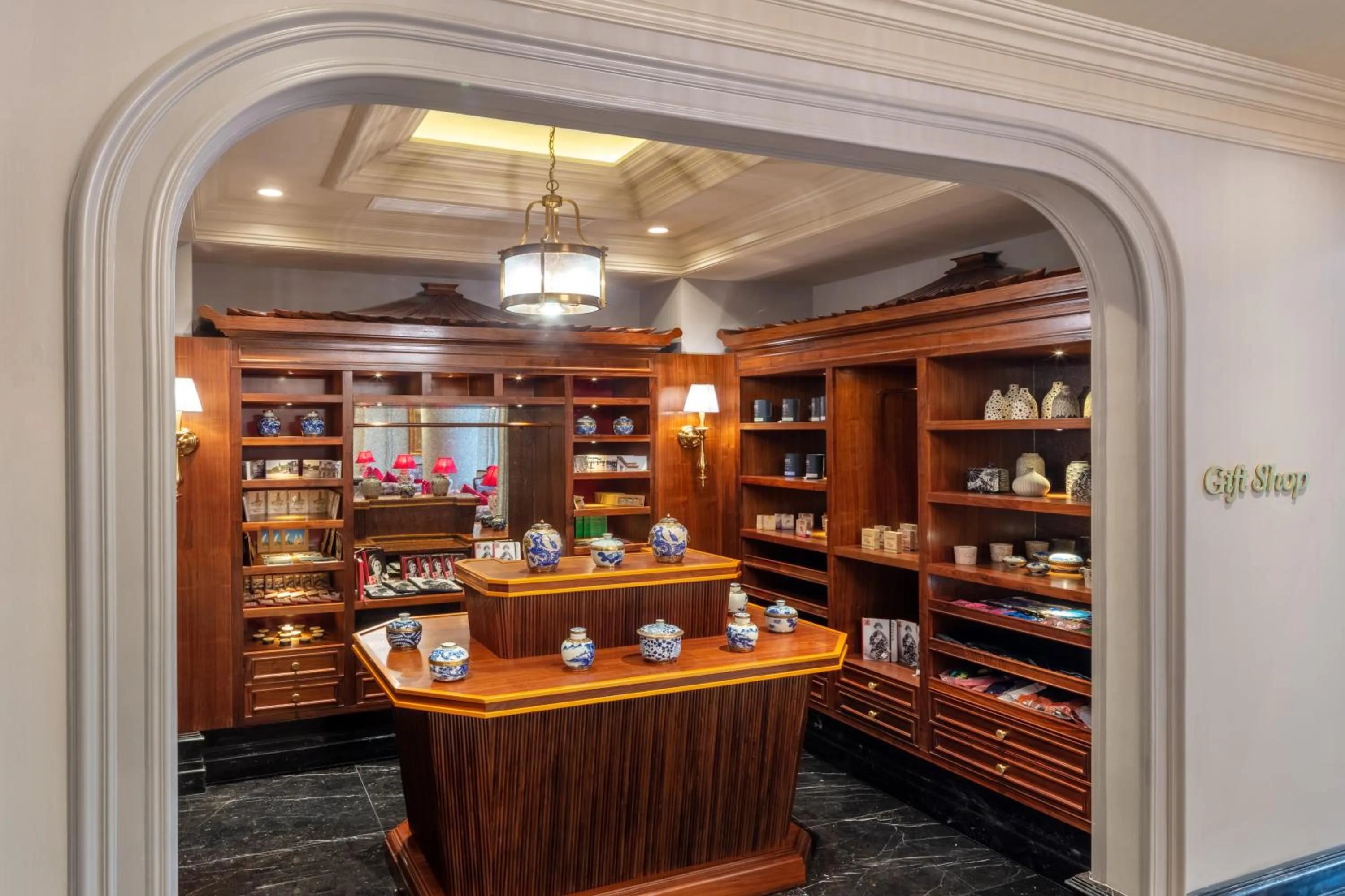 Shopping Area in Silk Path Grand Hue Hotel