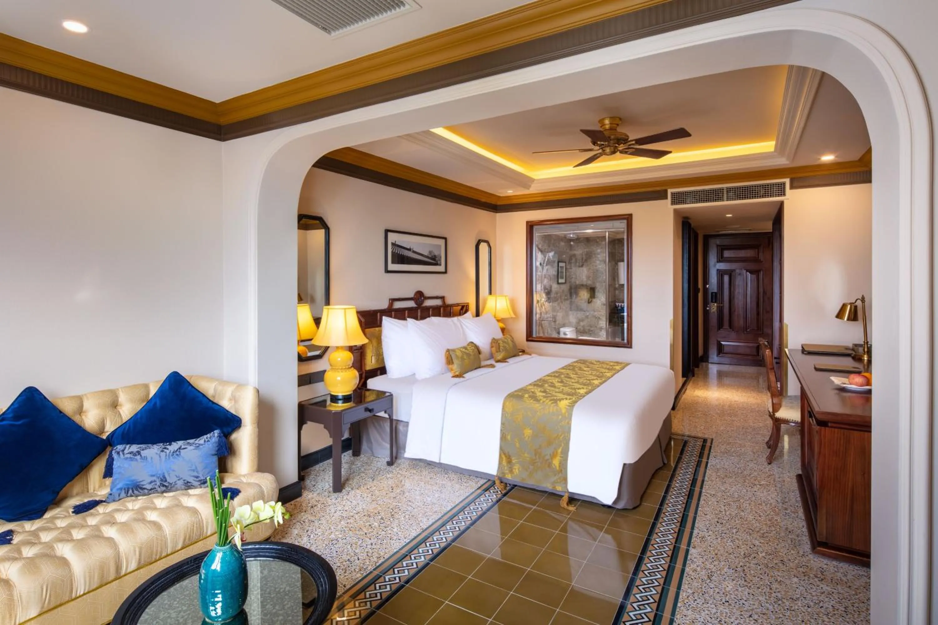 Bedroom, Bed in Silk Path Grand Hue Hotel