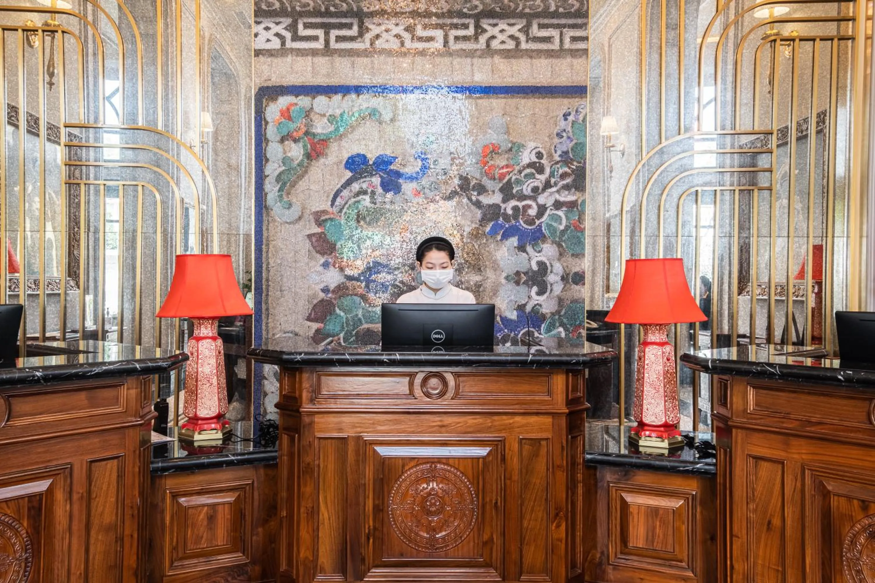 Lobby or reception in Silk Path Grand Hue Hotel