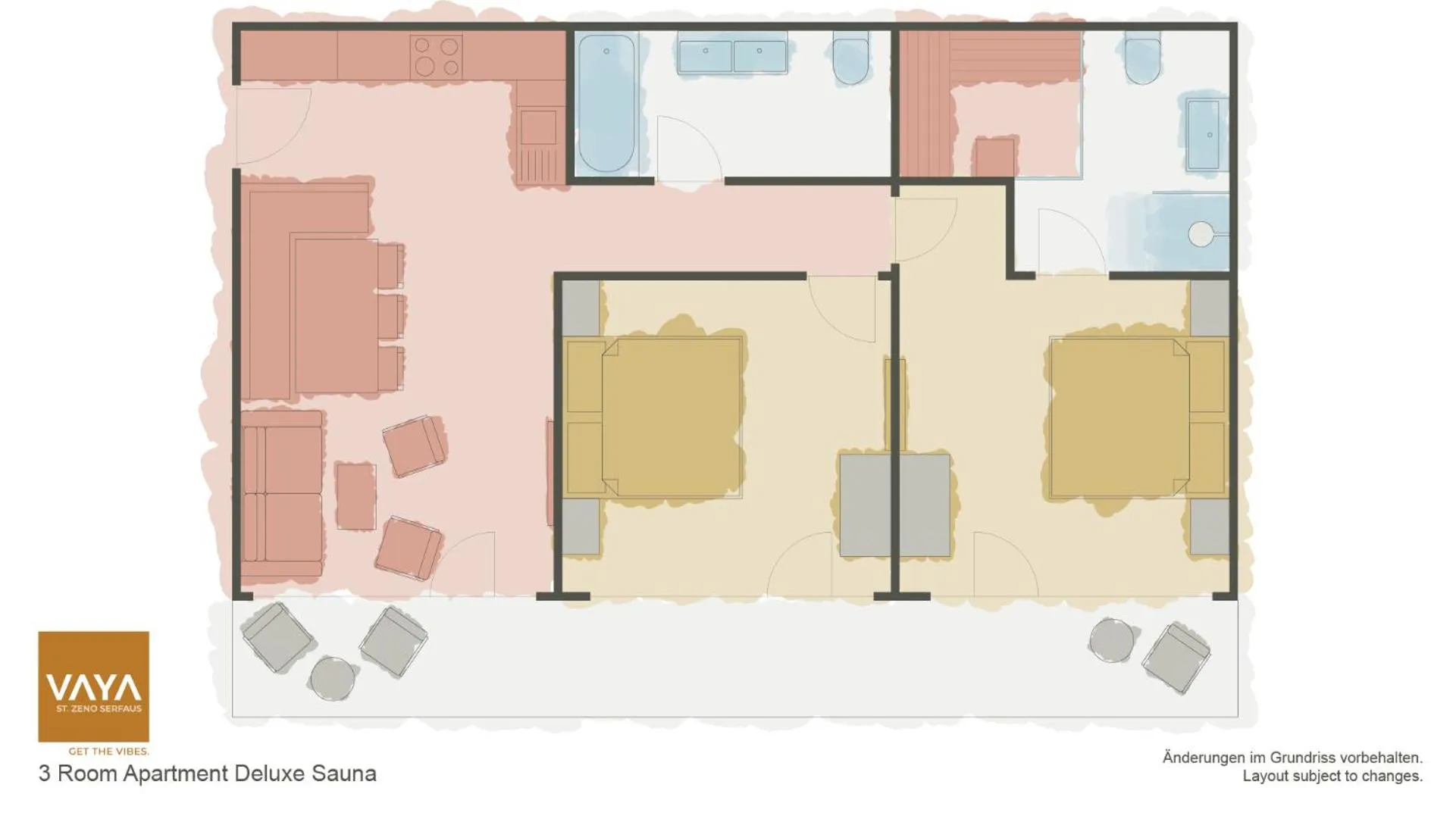 Floor plan in VAYA St Zeno Serfaus