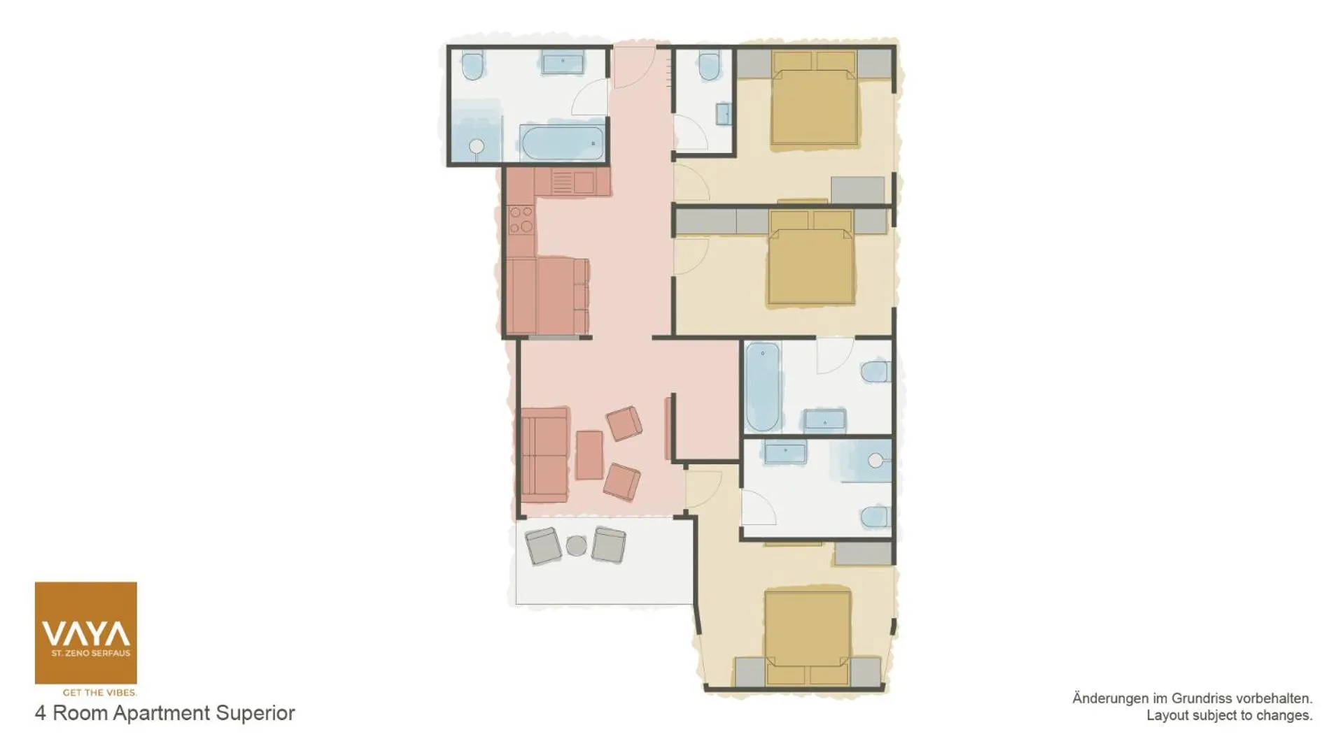 Floor plan in VAYA St Zeno Serfaus