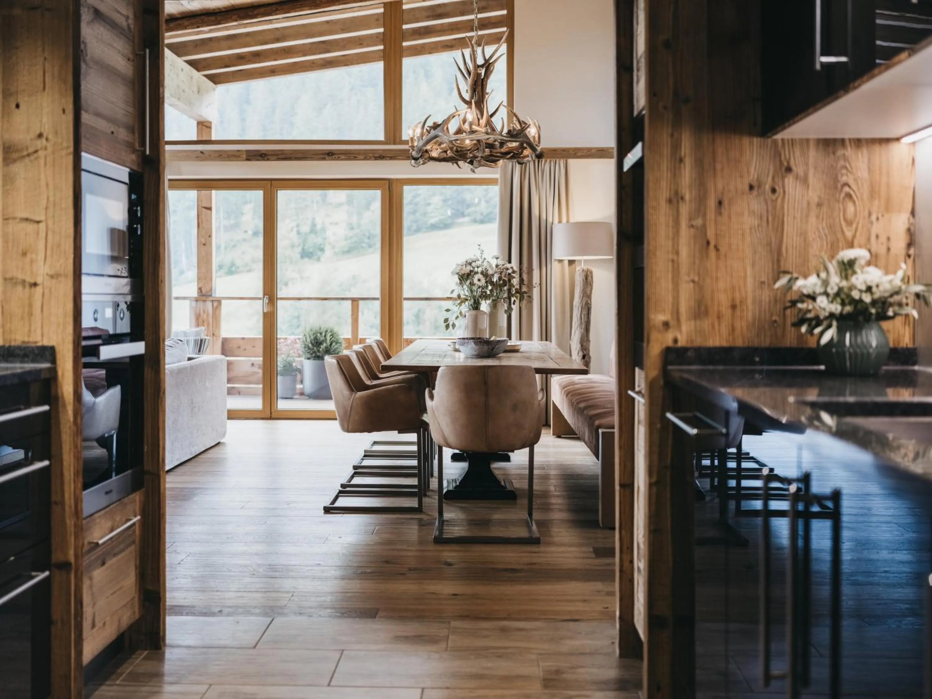 Kitchen or kitchenette in VAYA St Zeno Serfaus