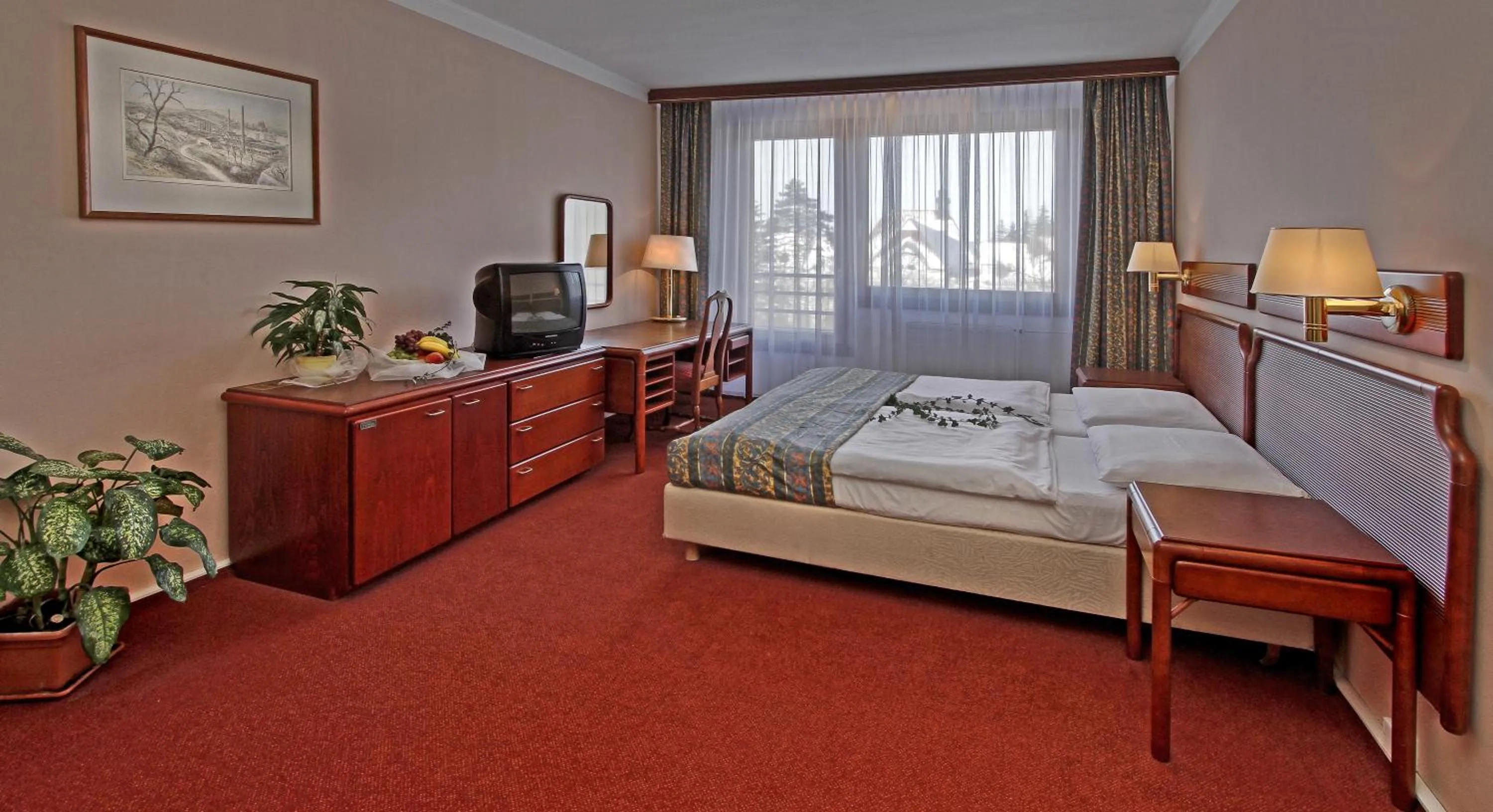 Bedroom in Hotel Krakonoš