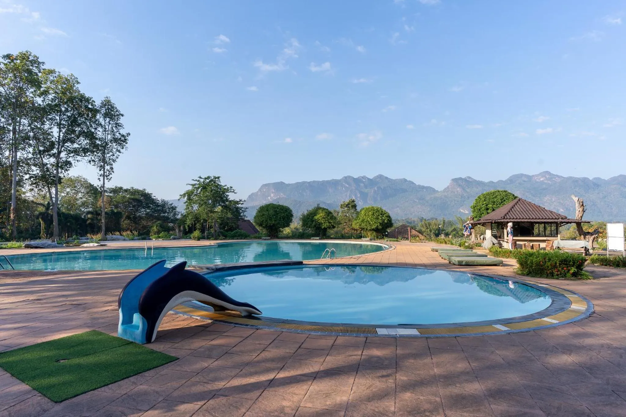 Pool view in Pung-Waan Resort