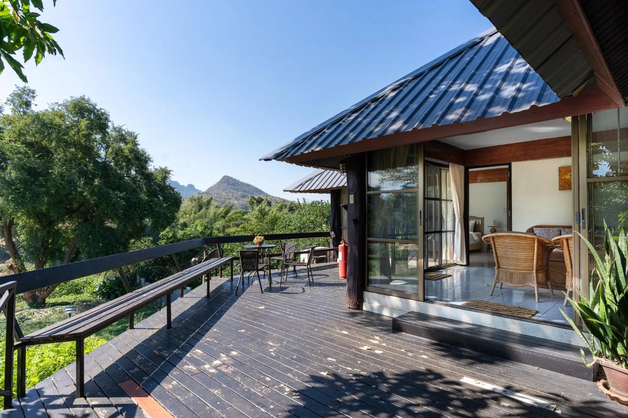 Balcony/Terrace in Pung-Waan Resort