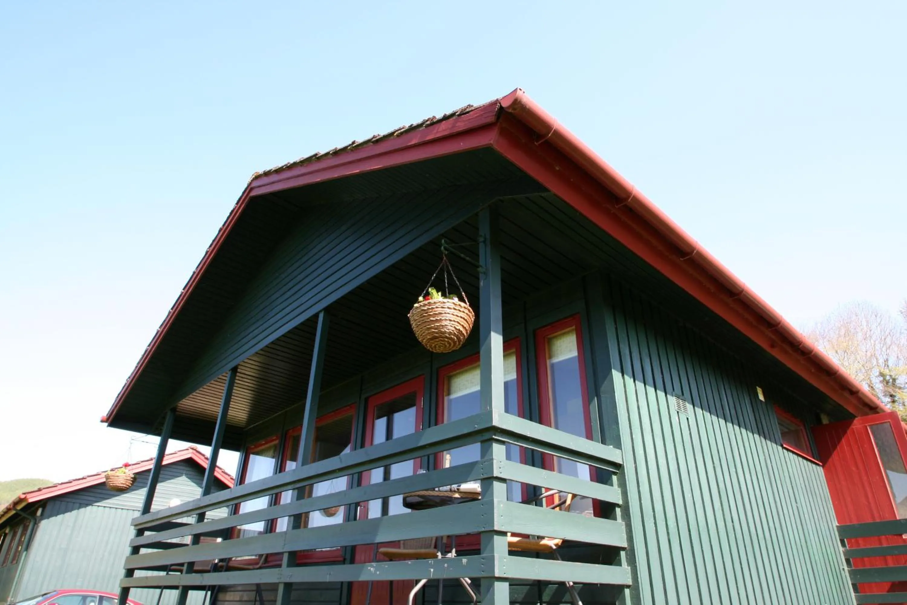 Facade/entrance in Logierait Pine Lodges
