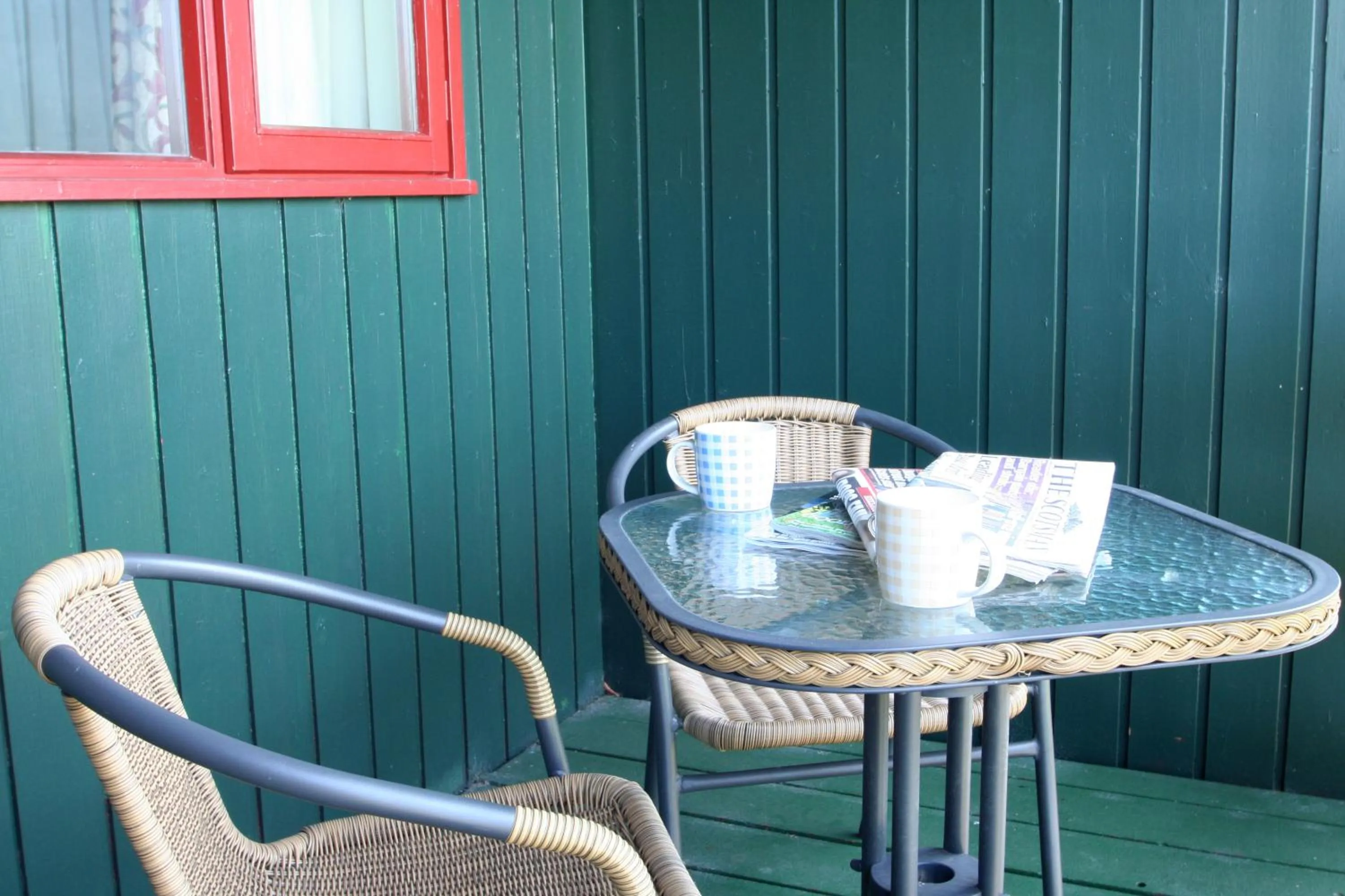 Facade/entrance in Logierait Pine Lodges